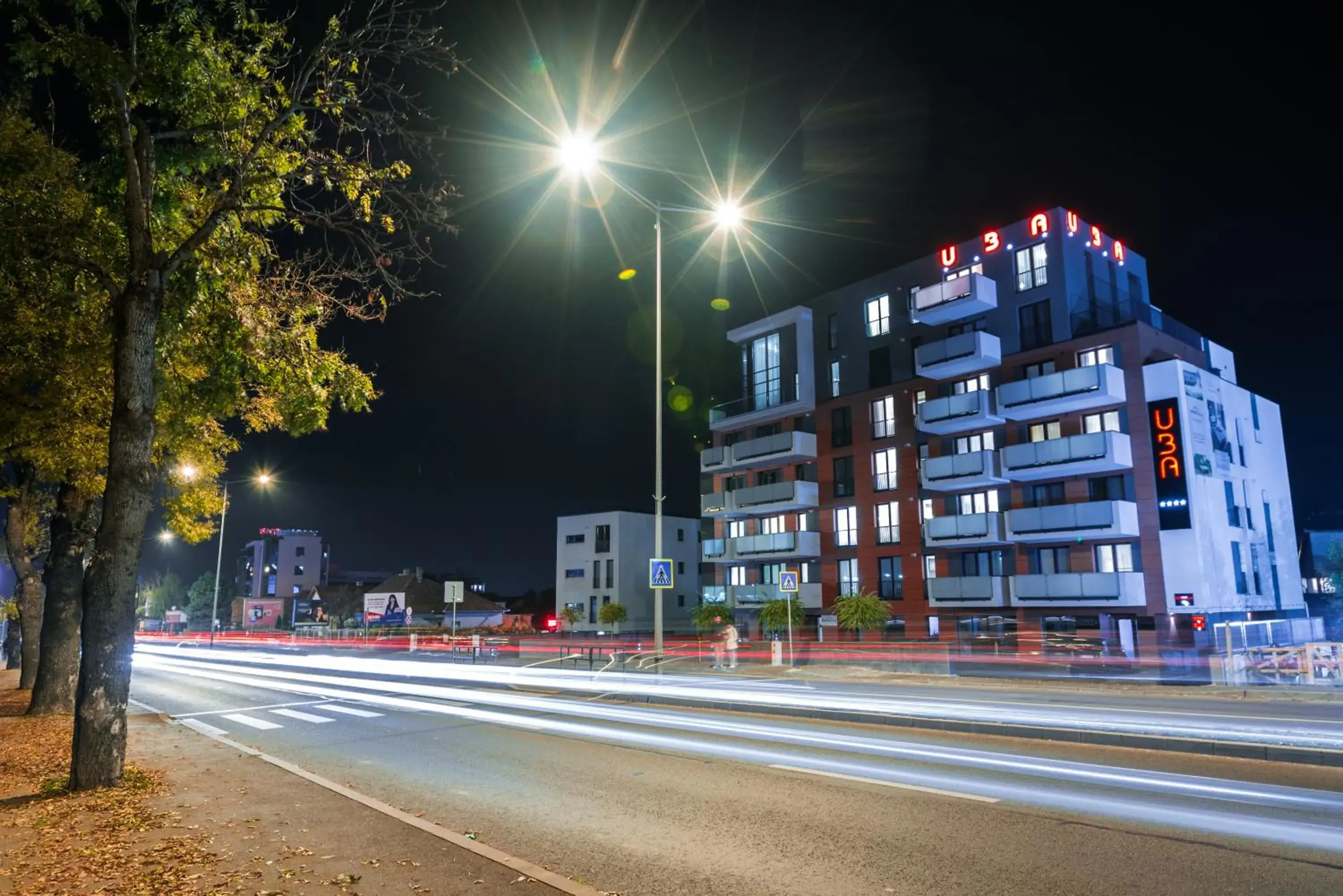 Facade/entrance in UBA Accommodation Aparthotel Facade/entrance in UBA Accommodation Aparthotel