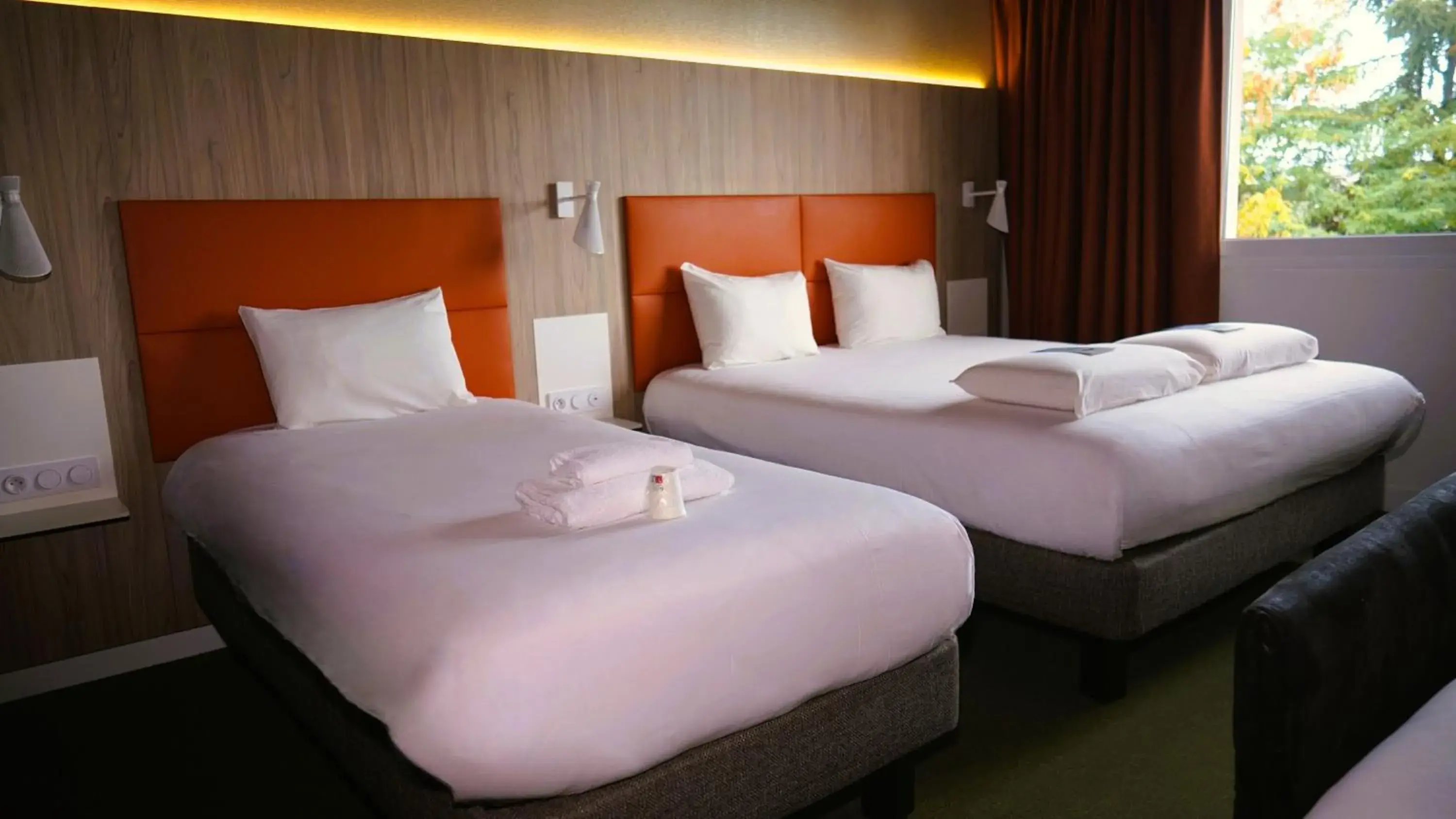 Bed in Kyriad Clermont Ferrand Nord - Riom Bed in Kyriad Clermont Ferrand Nord - Riom