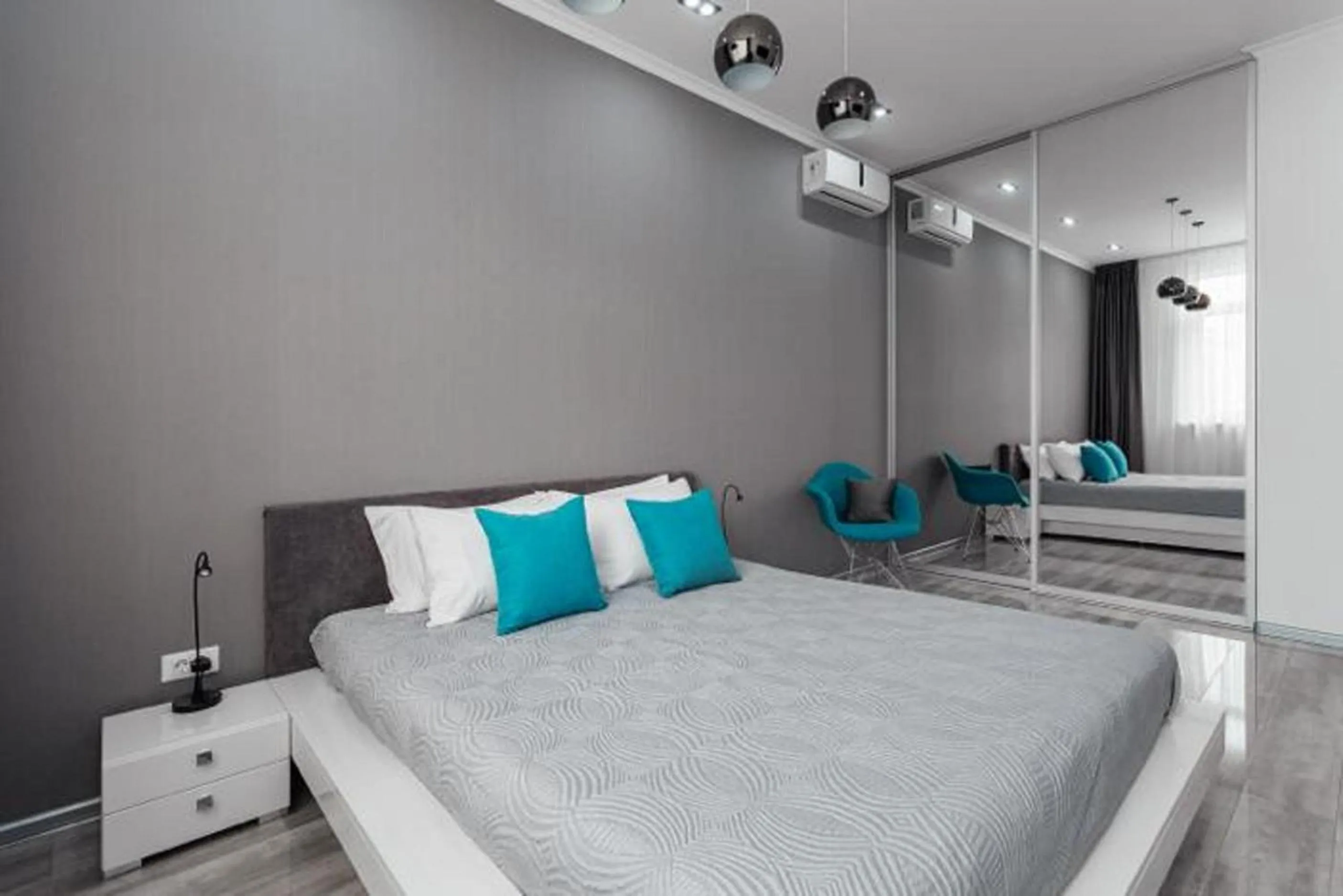 Bedroom, Bed in Odessa Pearl Apart Arcadia