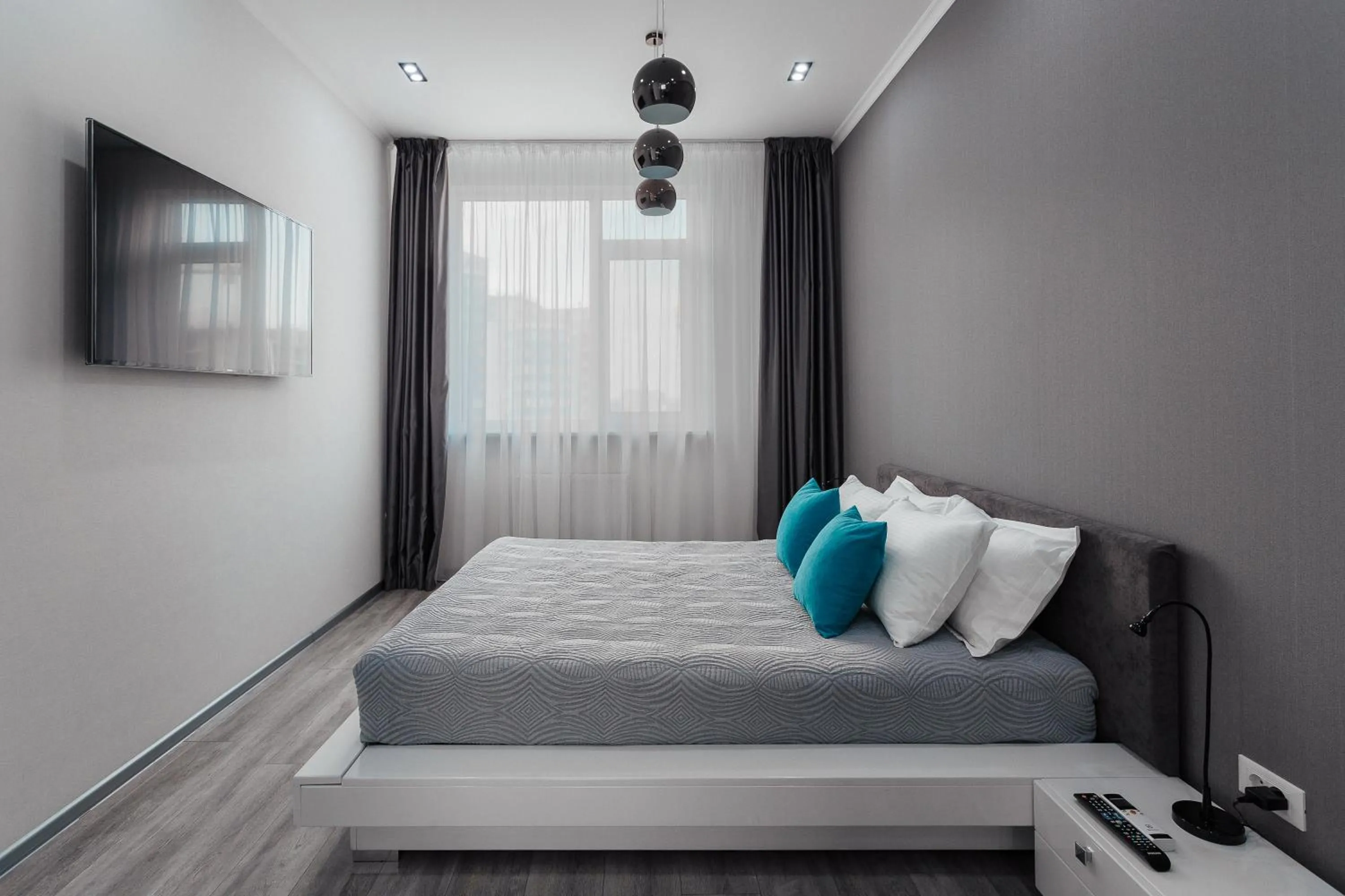 Bedroom, Bed in Odessa Pearl Apart Arcadia