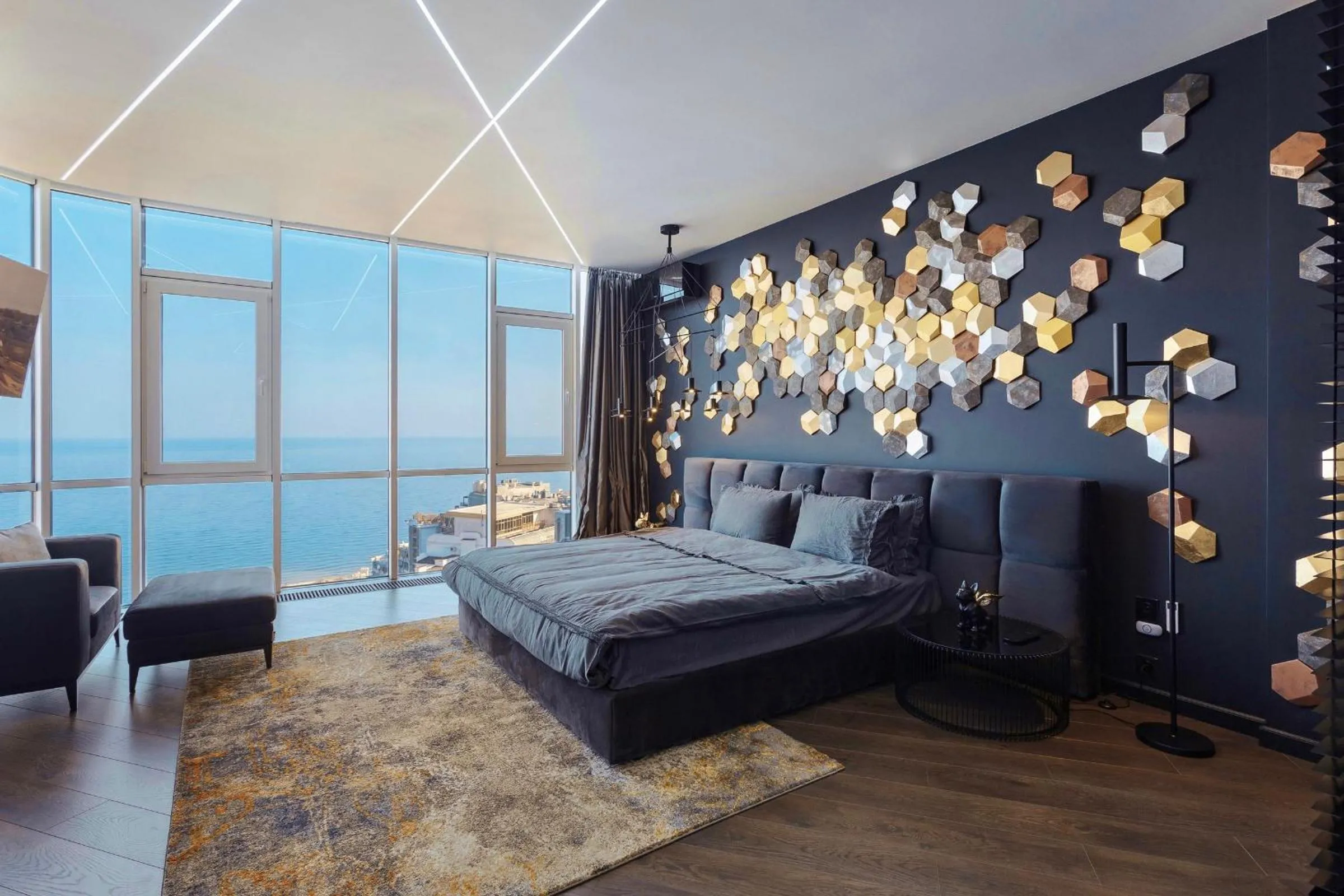 Bedroom, Bed in Odessa Pearl Apart Arcadia