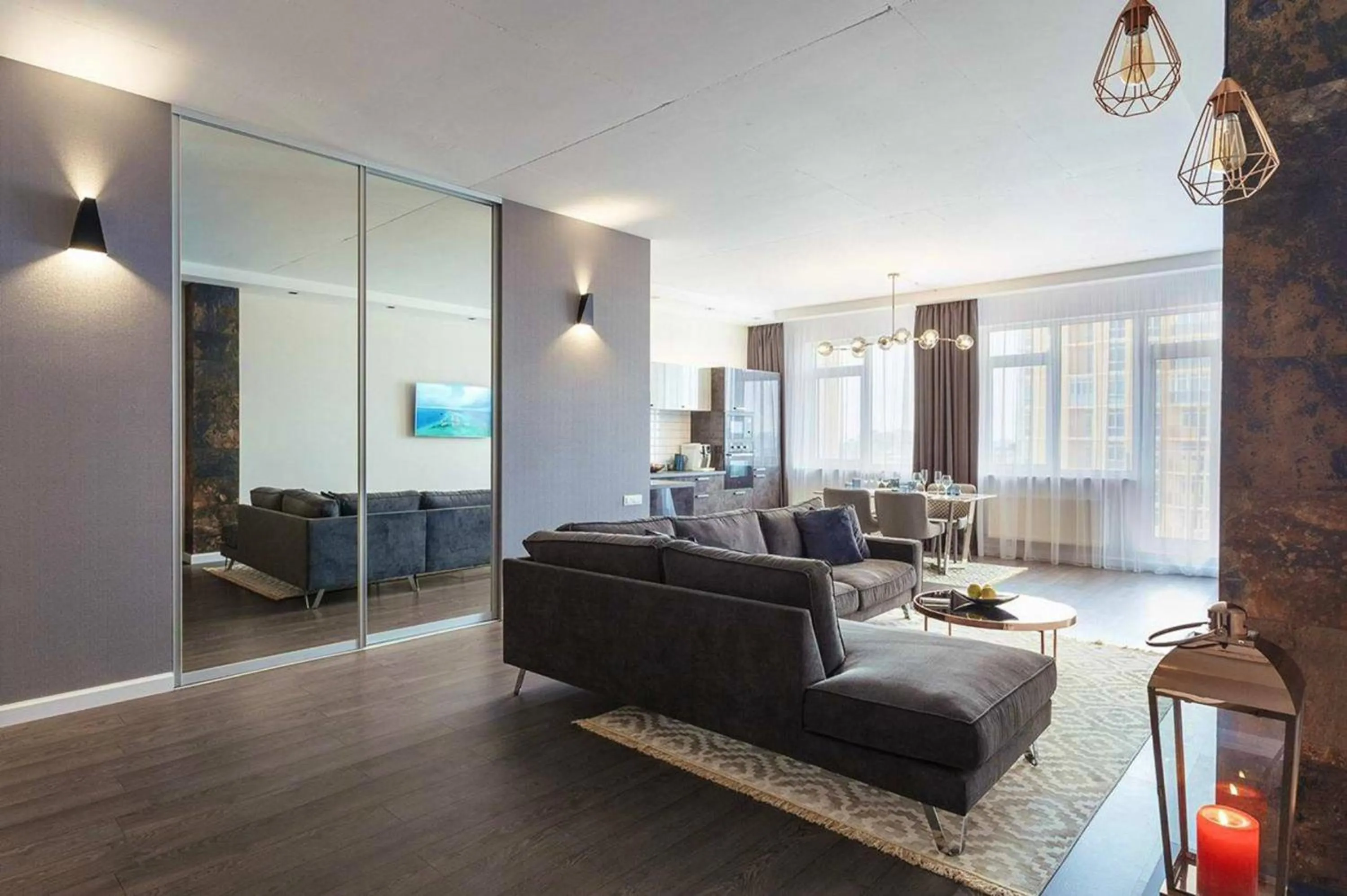 Living room in Odessa Pearl Apart Arcadia
