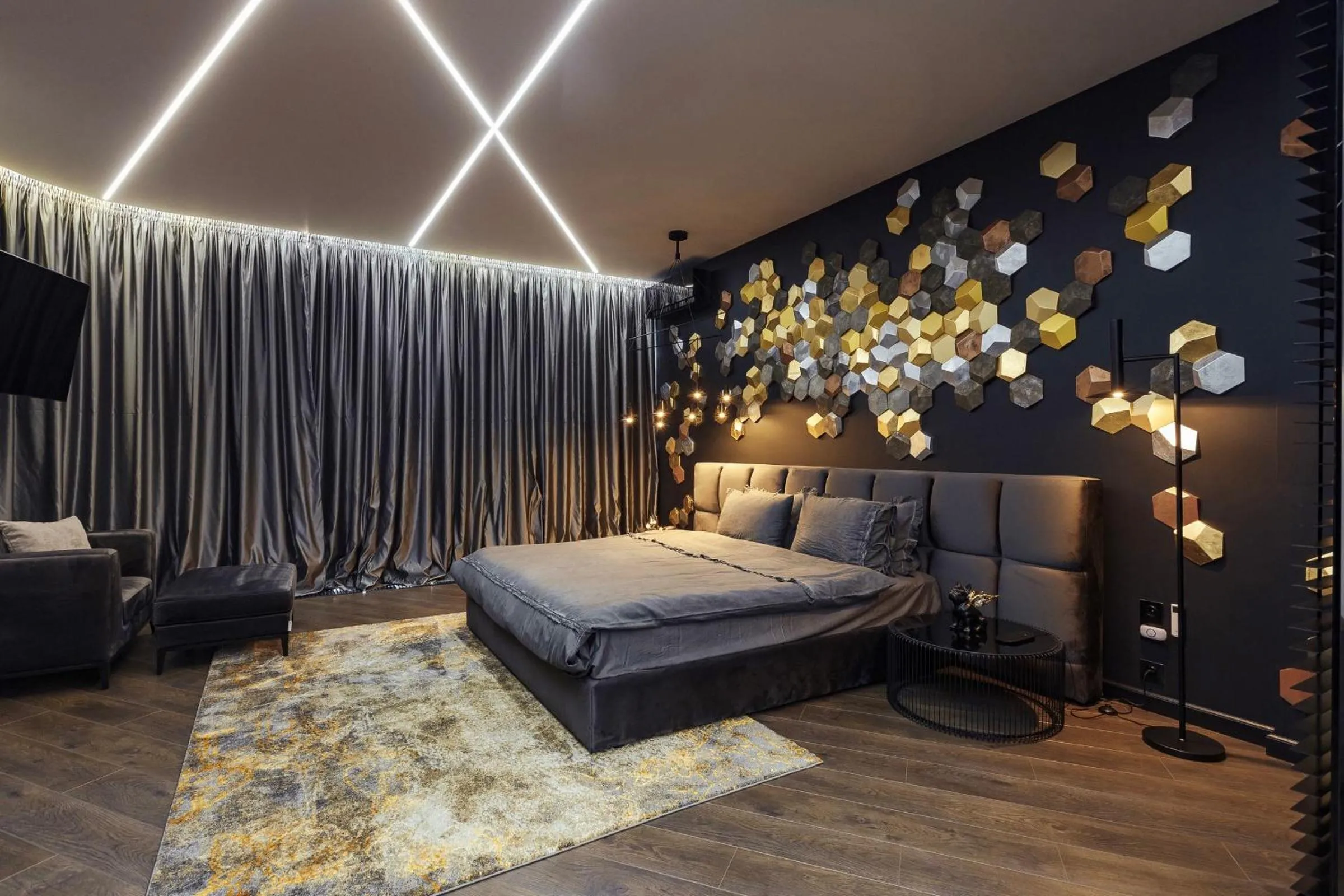 Bedroom, Bed in Odessa Pearl Apart Arcadia