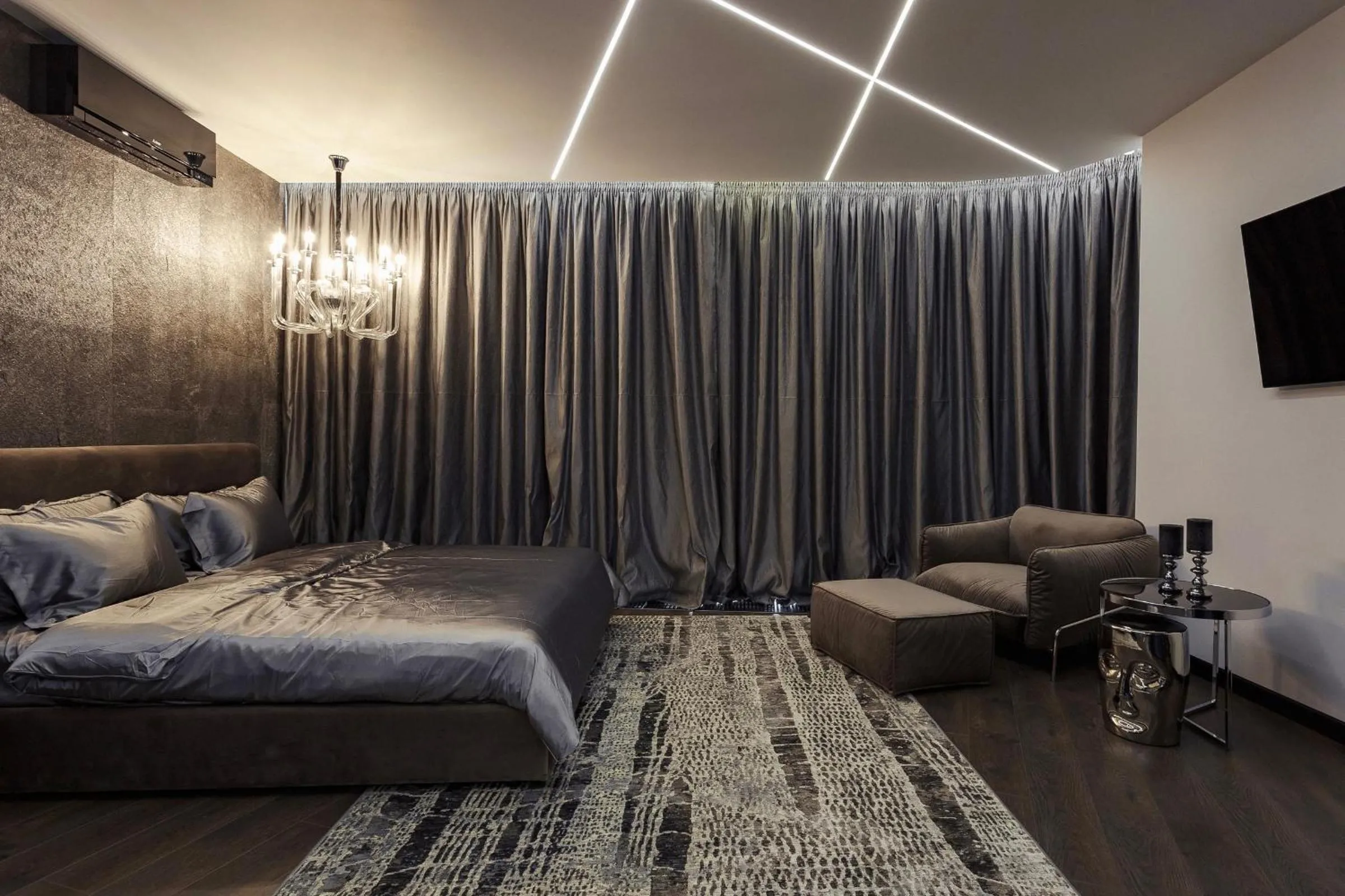 Bedroom, Bed in Odessa Pearl Apart Arcadia