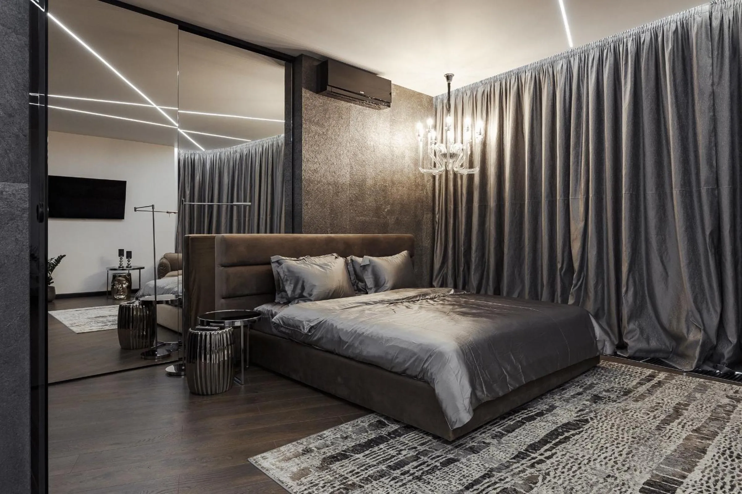 Bedroom, Bed in Odessa Pearl Apart Arcadia
