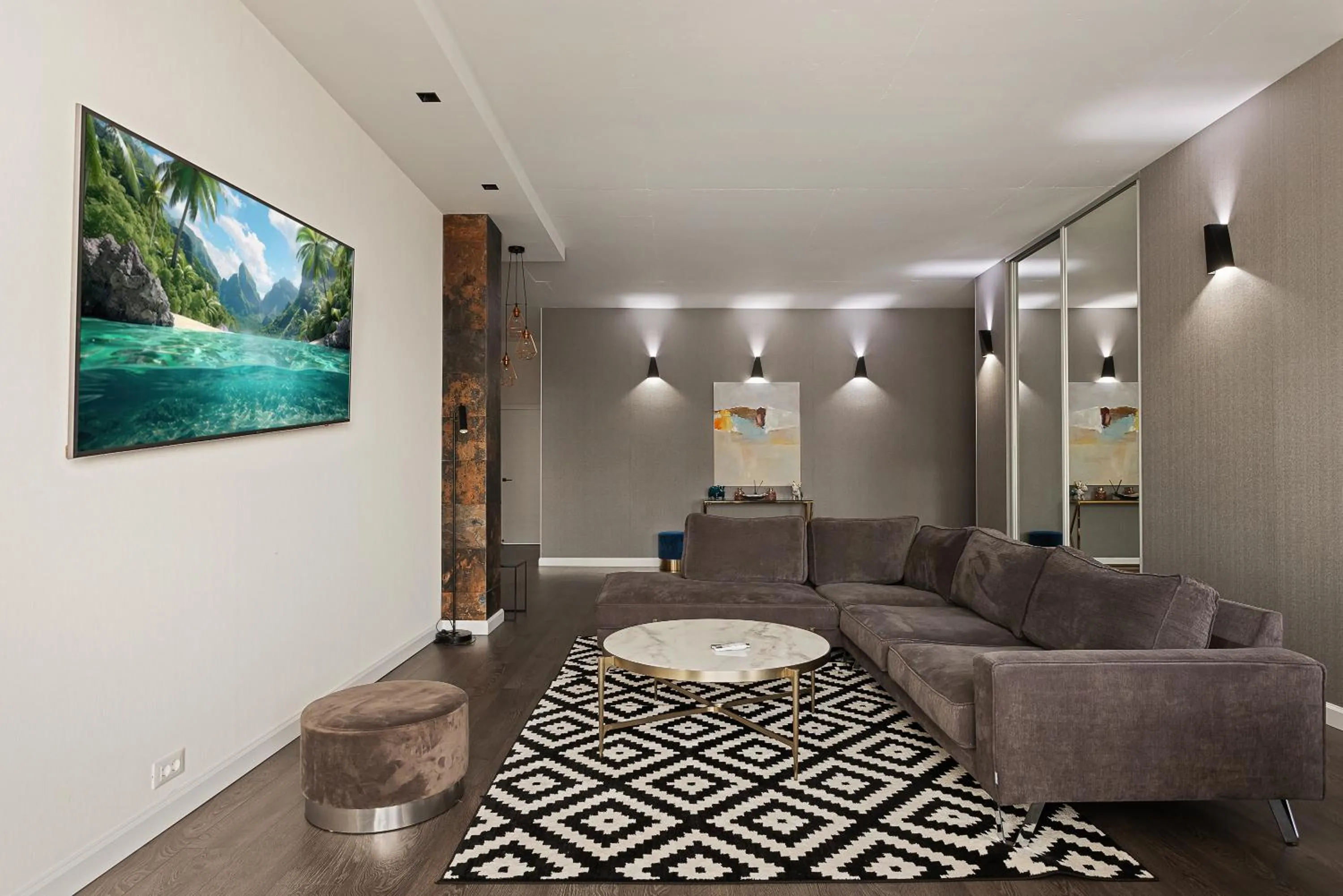 Living room in Odessa Pearl Apart Arcadia
