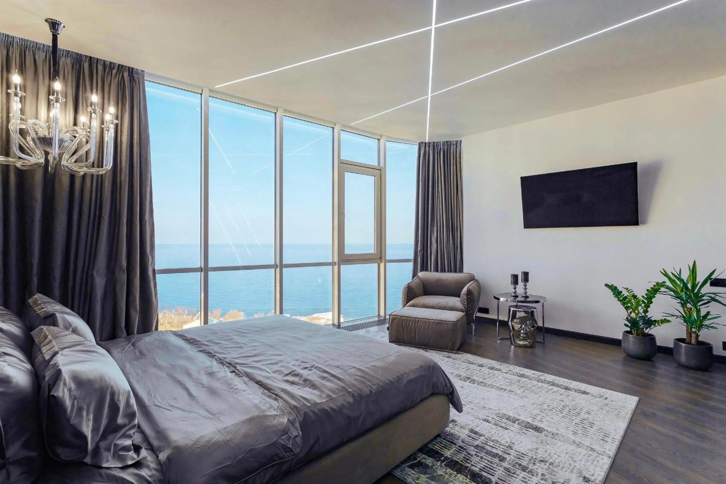 Bedroom, Bed in Odessa Pearl Apart Arcadia