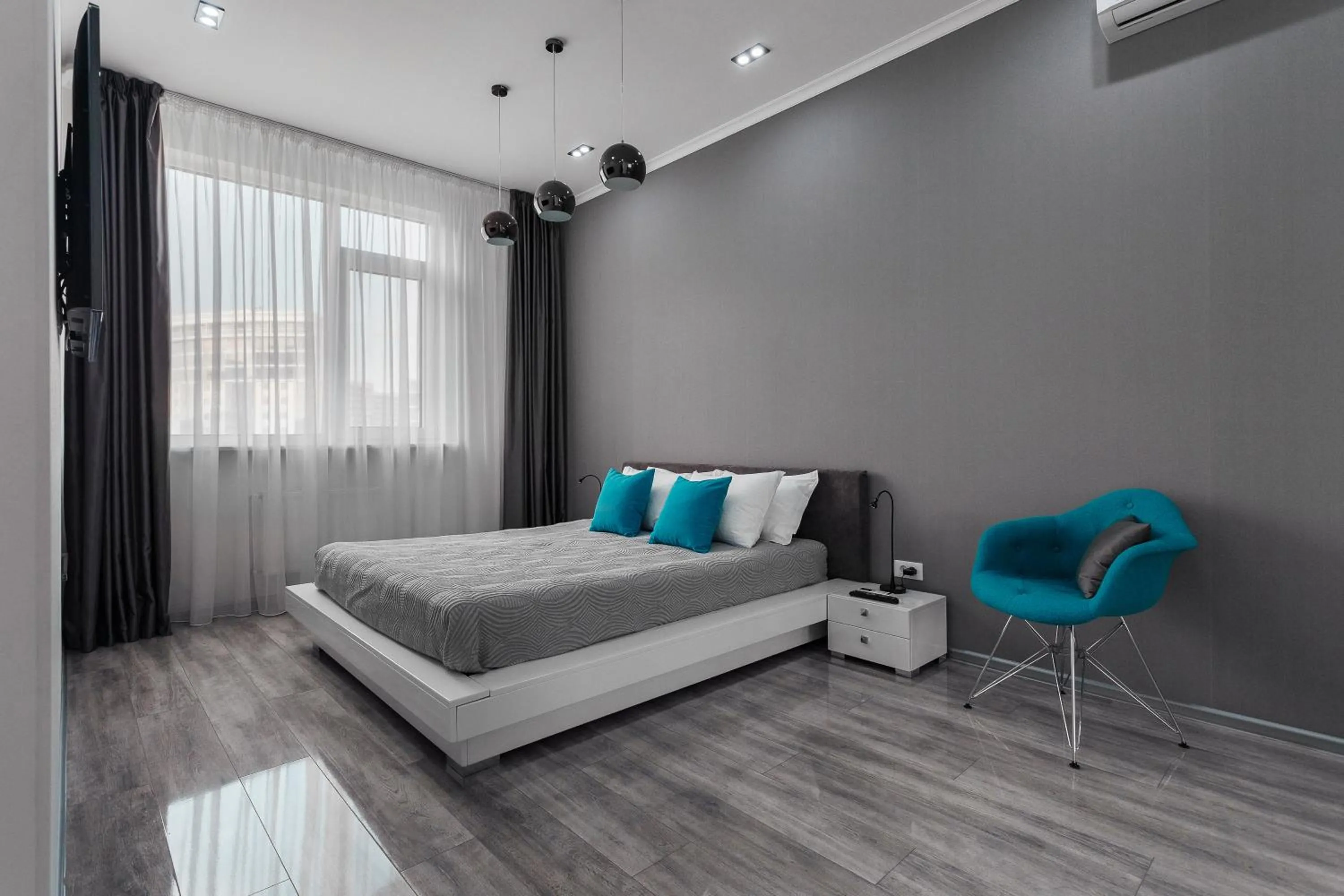 Bedroom, Bed in Odessa Pearl Apart Arcadia