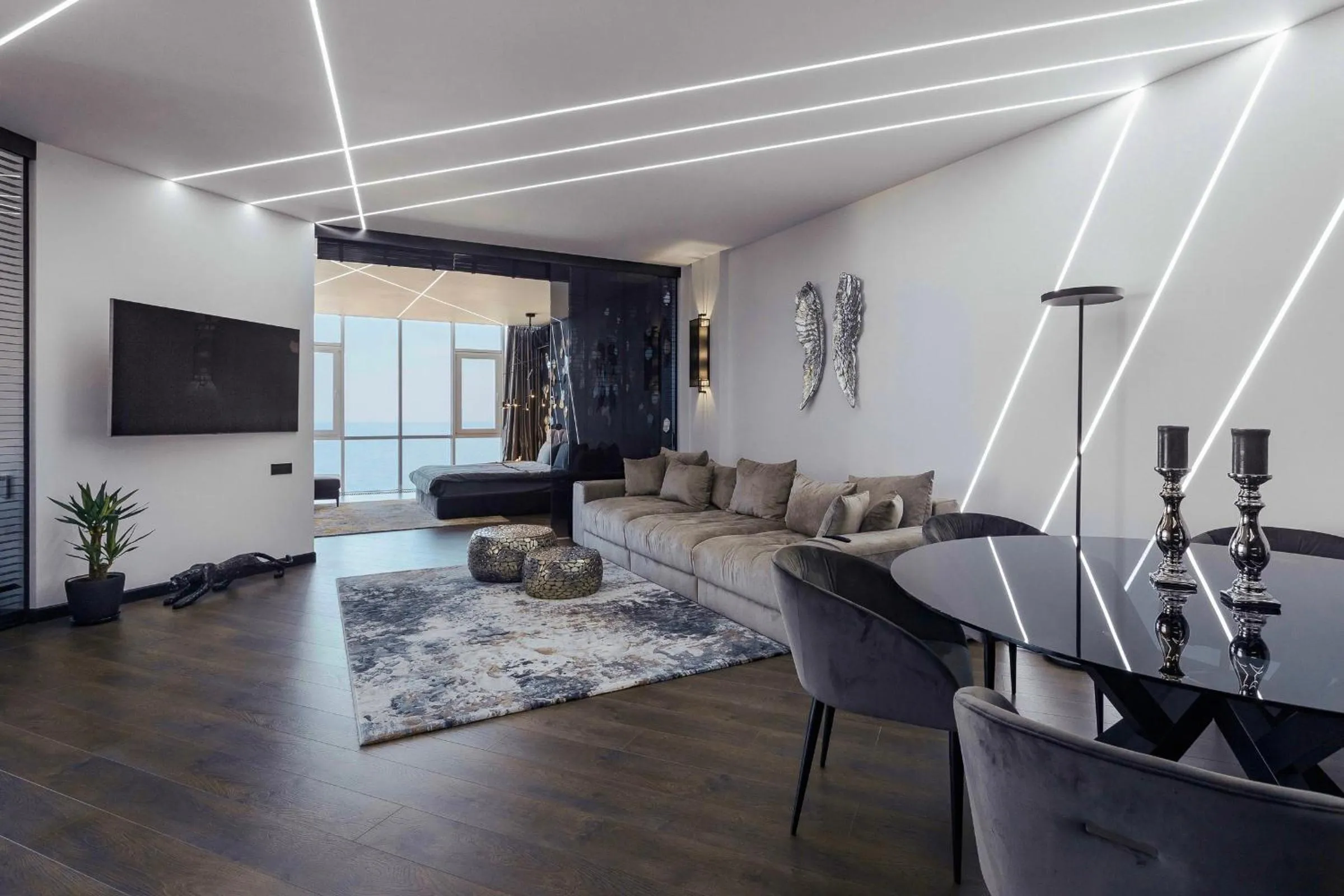 Living room in Odessa Pearl Apart Arcadia