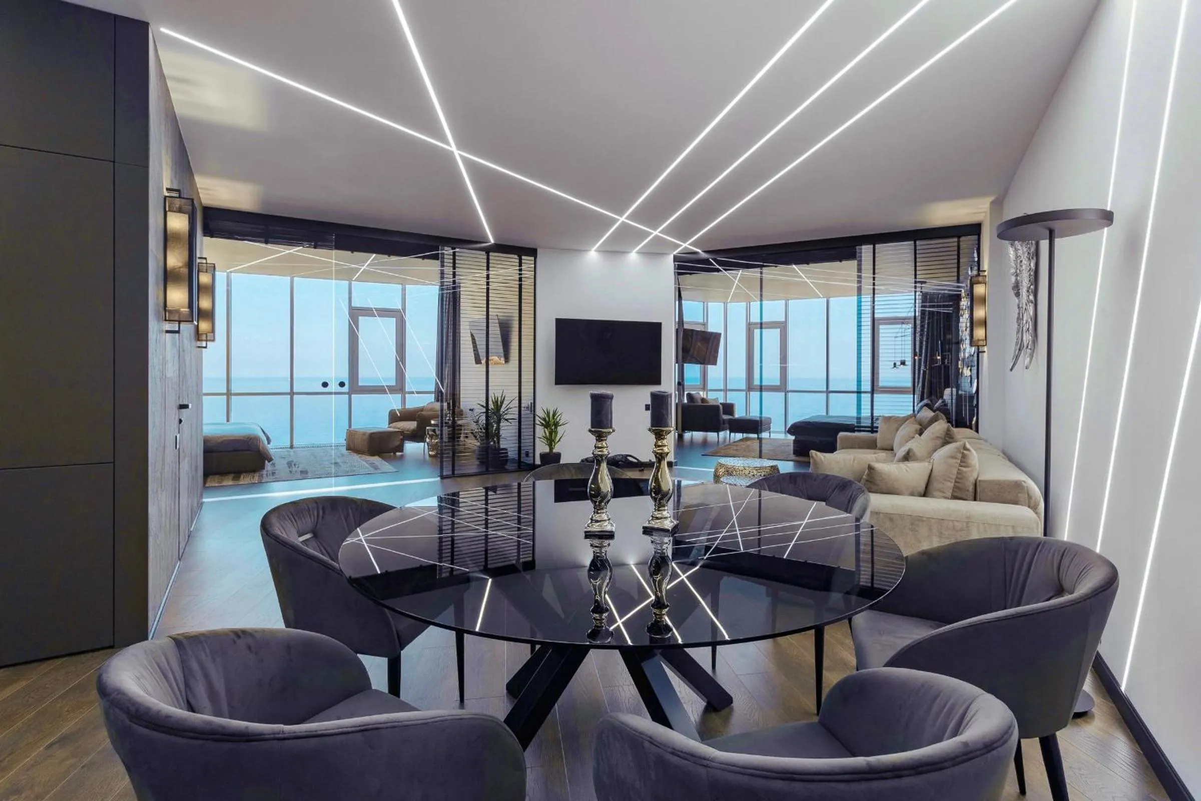 Living room in Odessa Pearl Apart Arcadia
