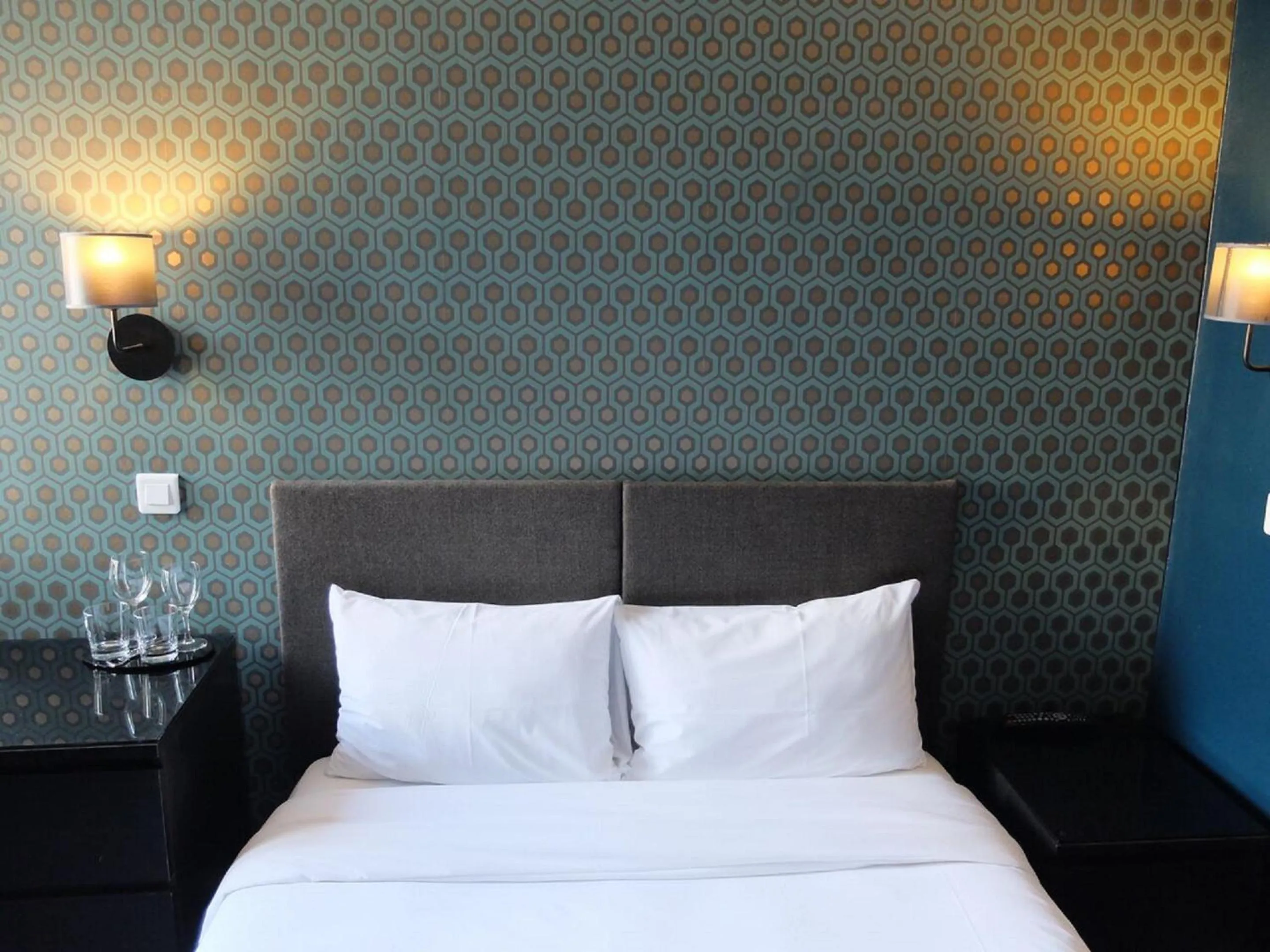 Decorative detail, Bed in Alba Opéra Hôtel