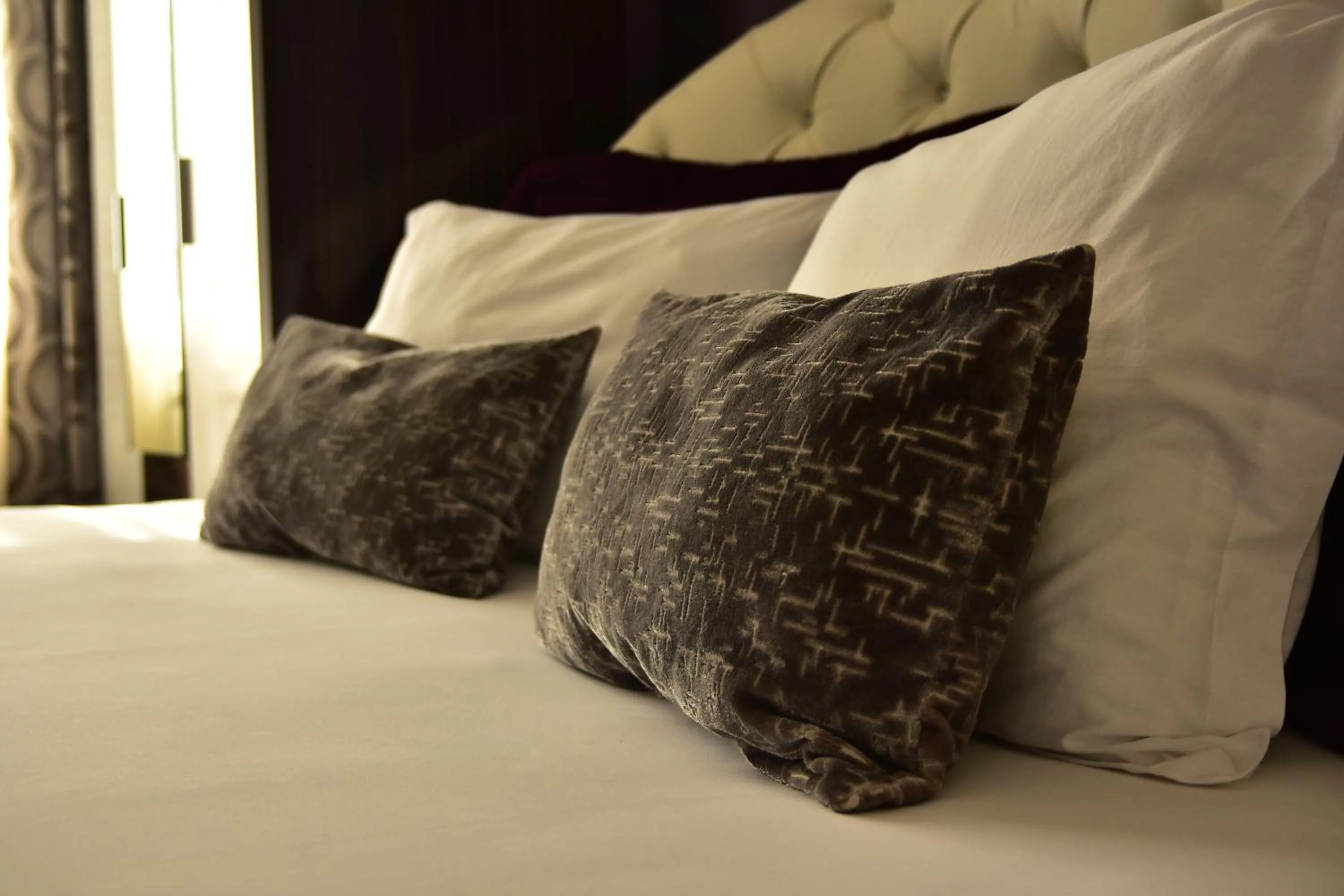 Decorative detail, Bed in Hande Hotel