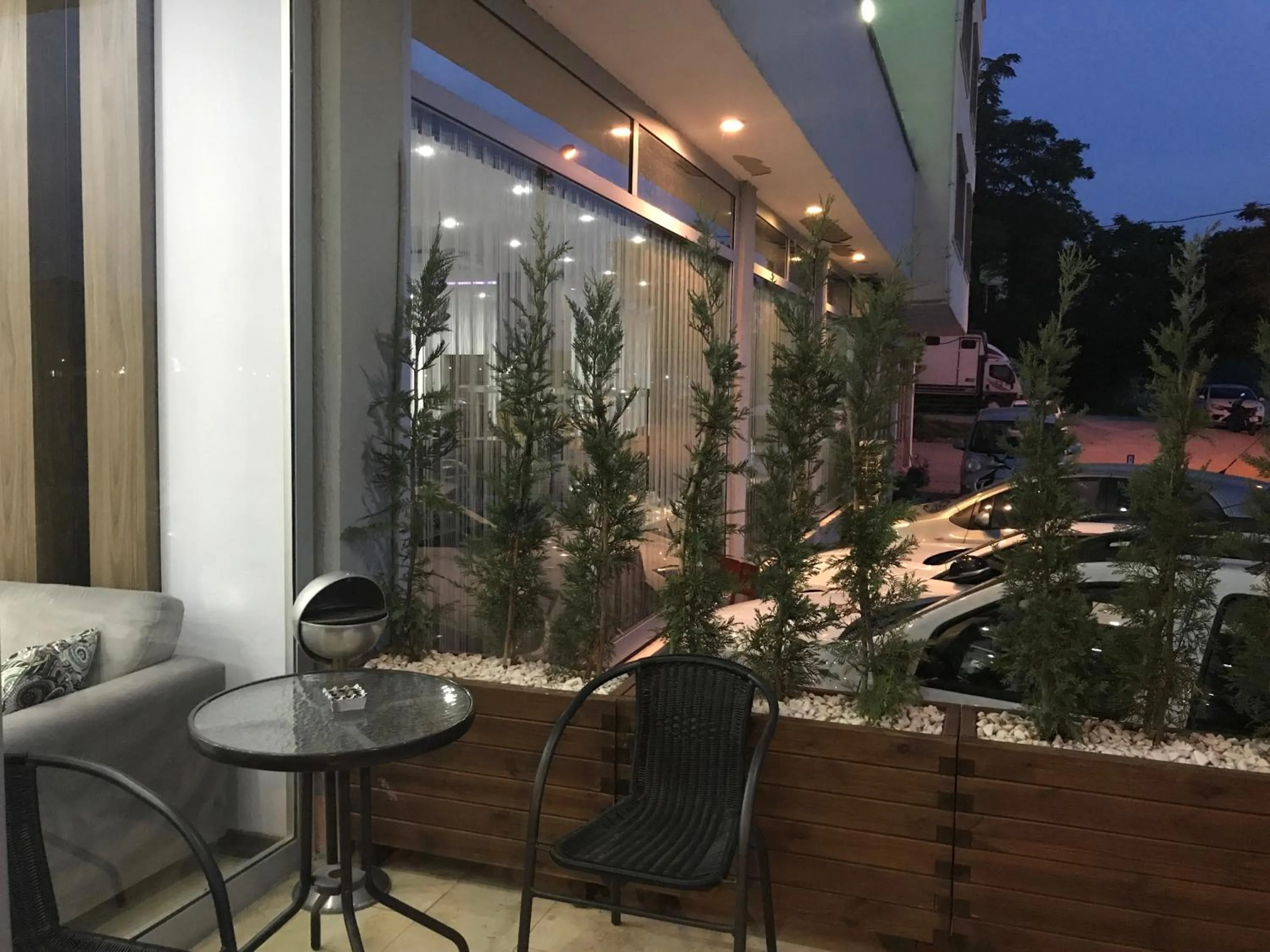 Garden view in Hande Hotel