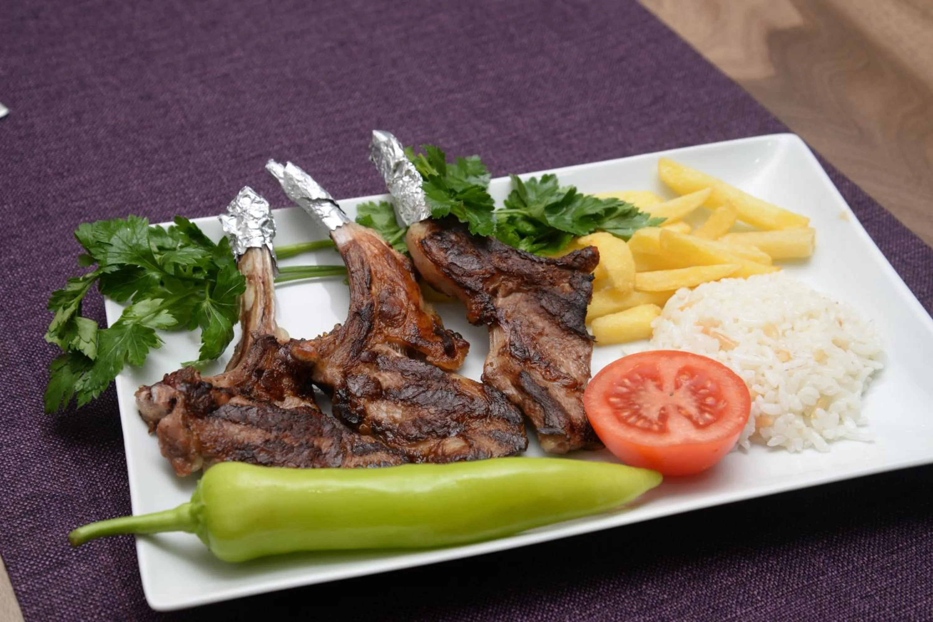 Food close-up in Hande Hotel