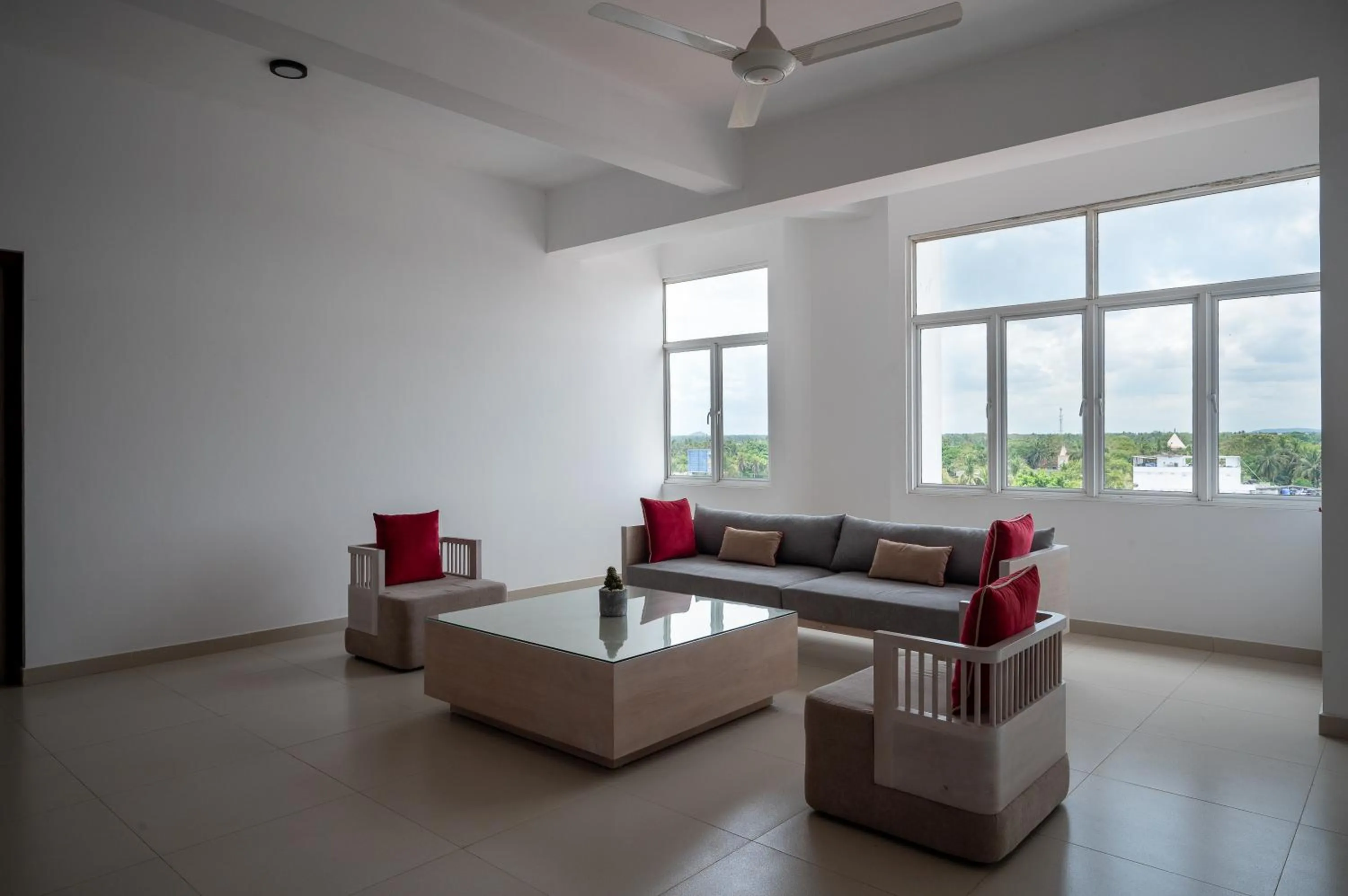 Seating area in Hotel Oviya