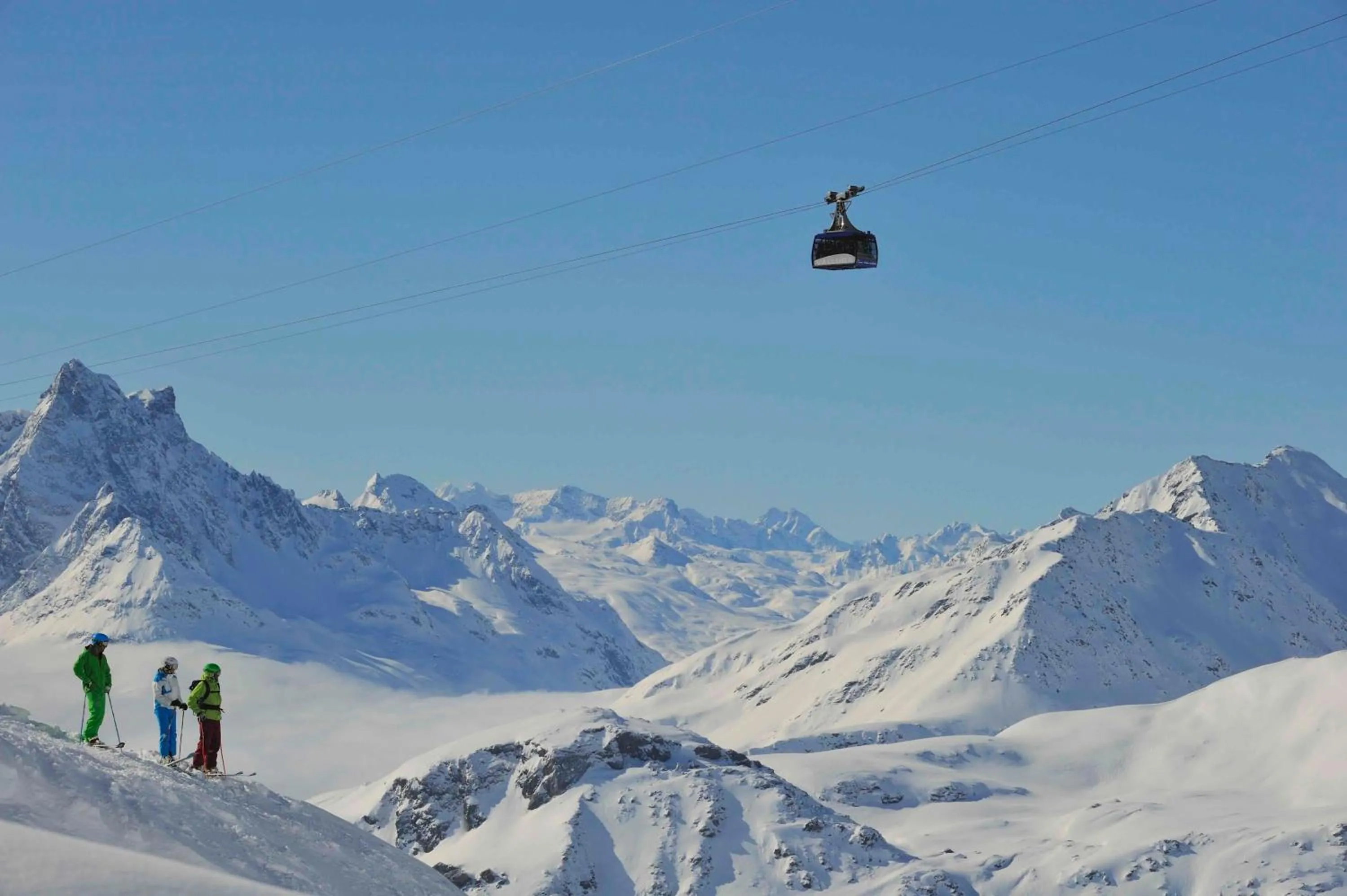 Skiing in Ibex Lodge