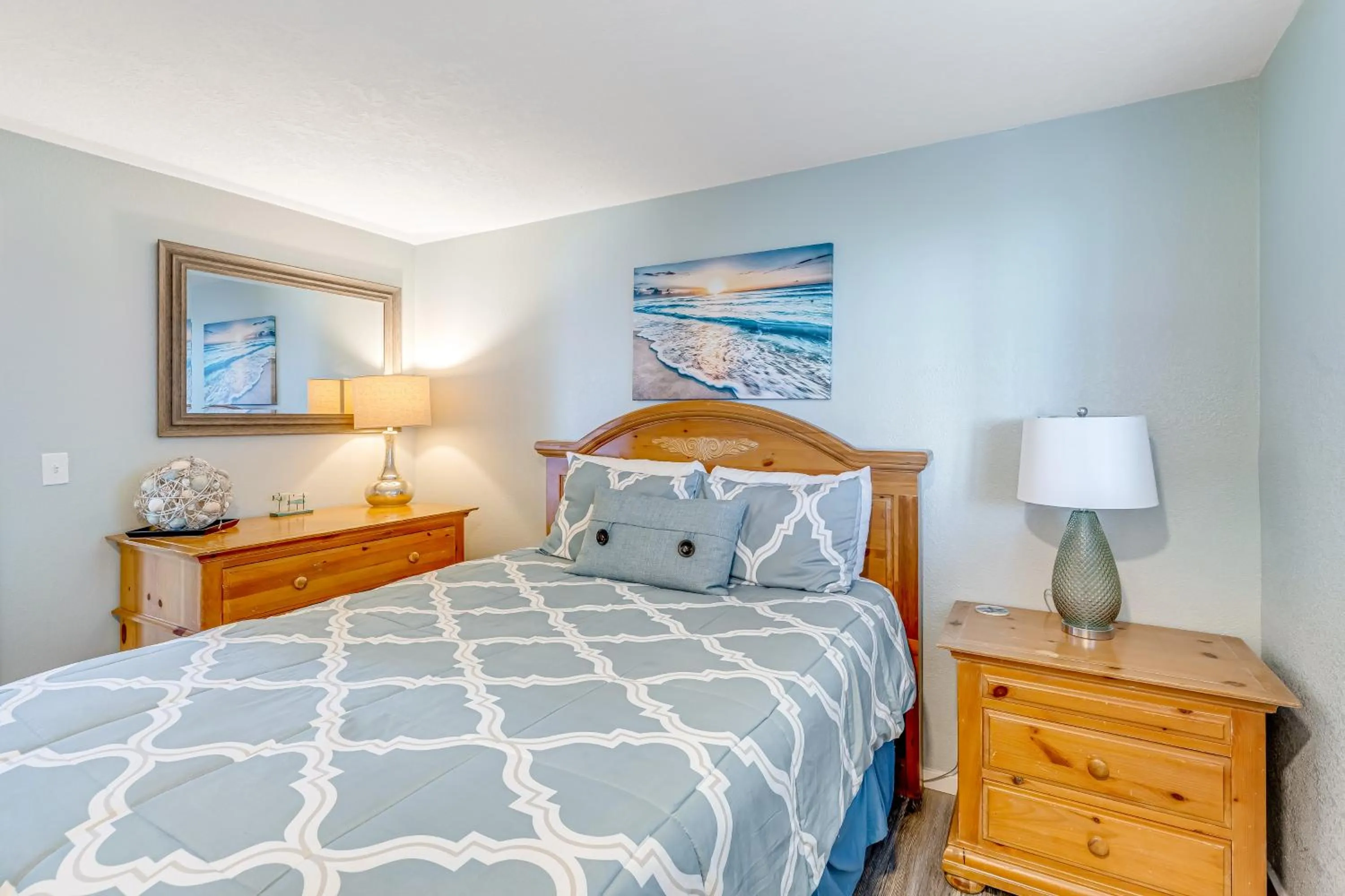 Bed in The Boat House Retreat