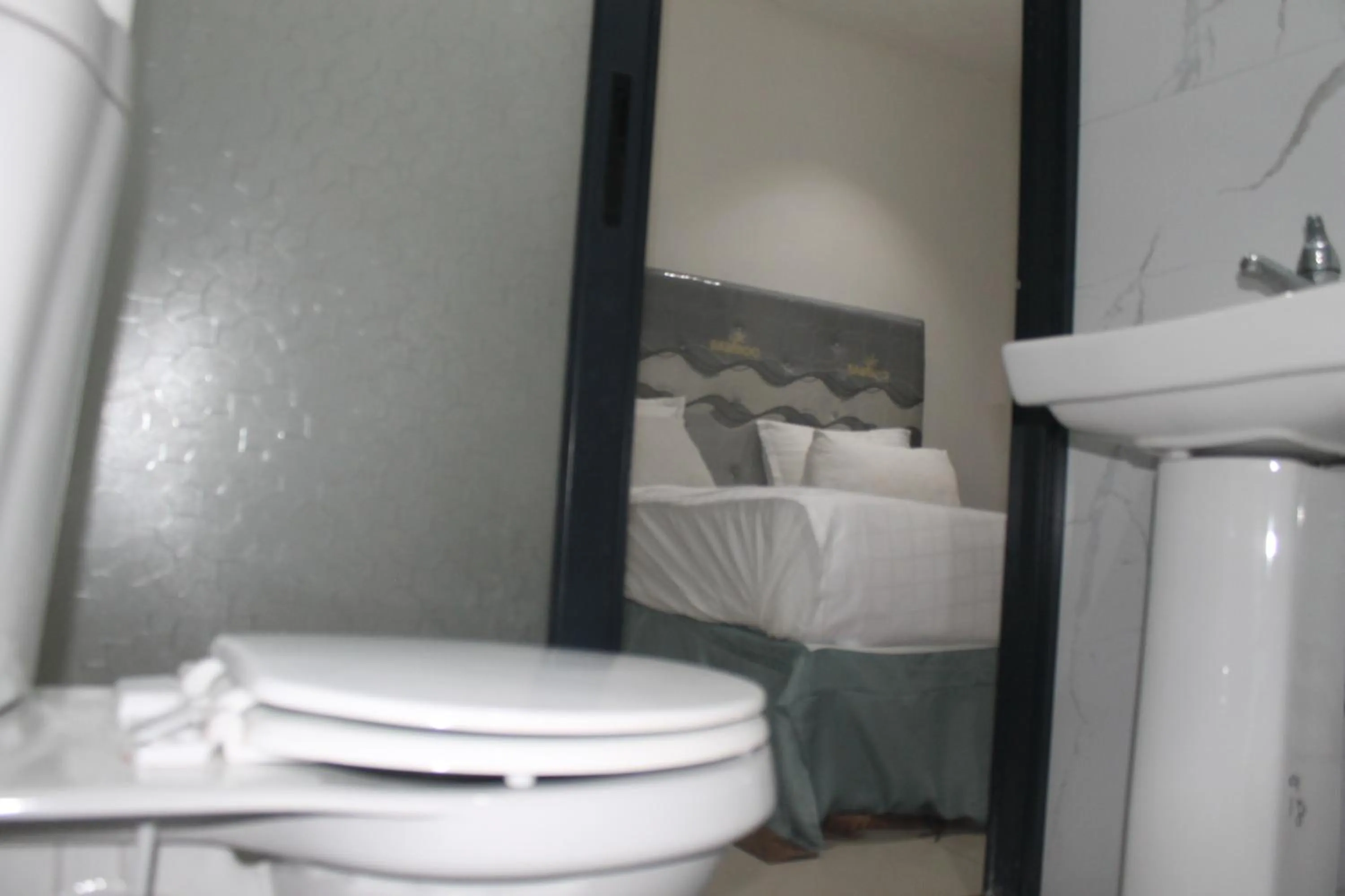 Bed in Honeybed Lodge