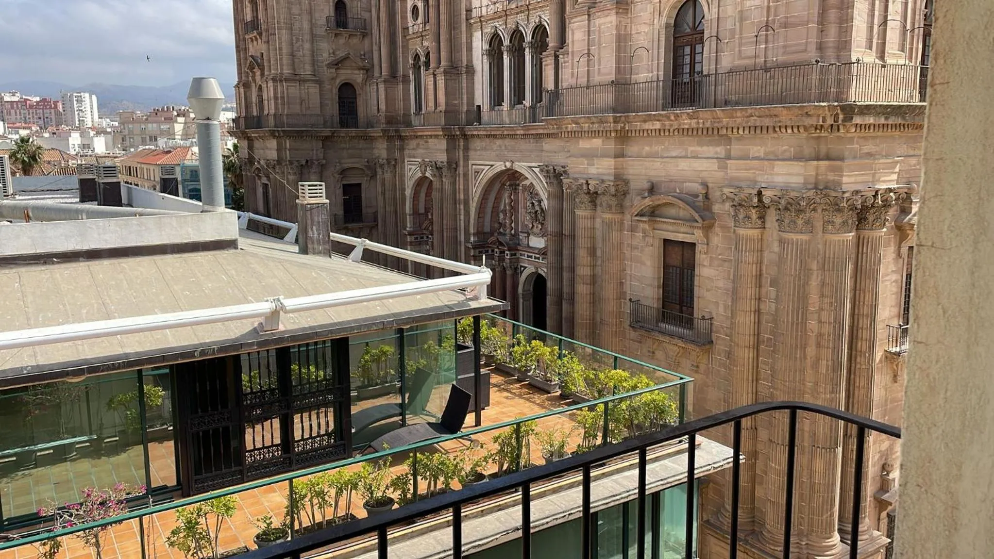 View (from property/room) in Malaga Center Flat Cathedral