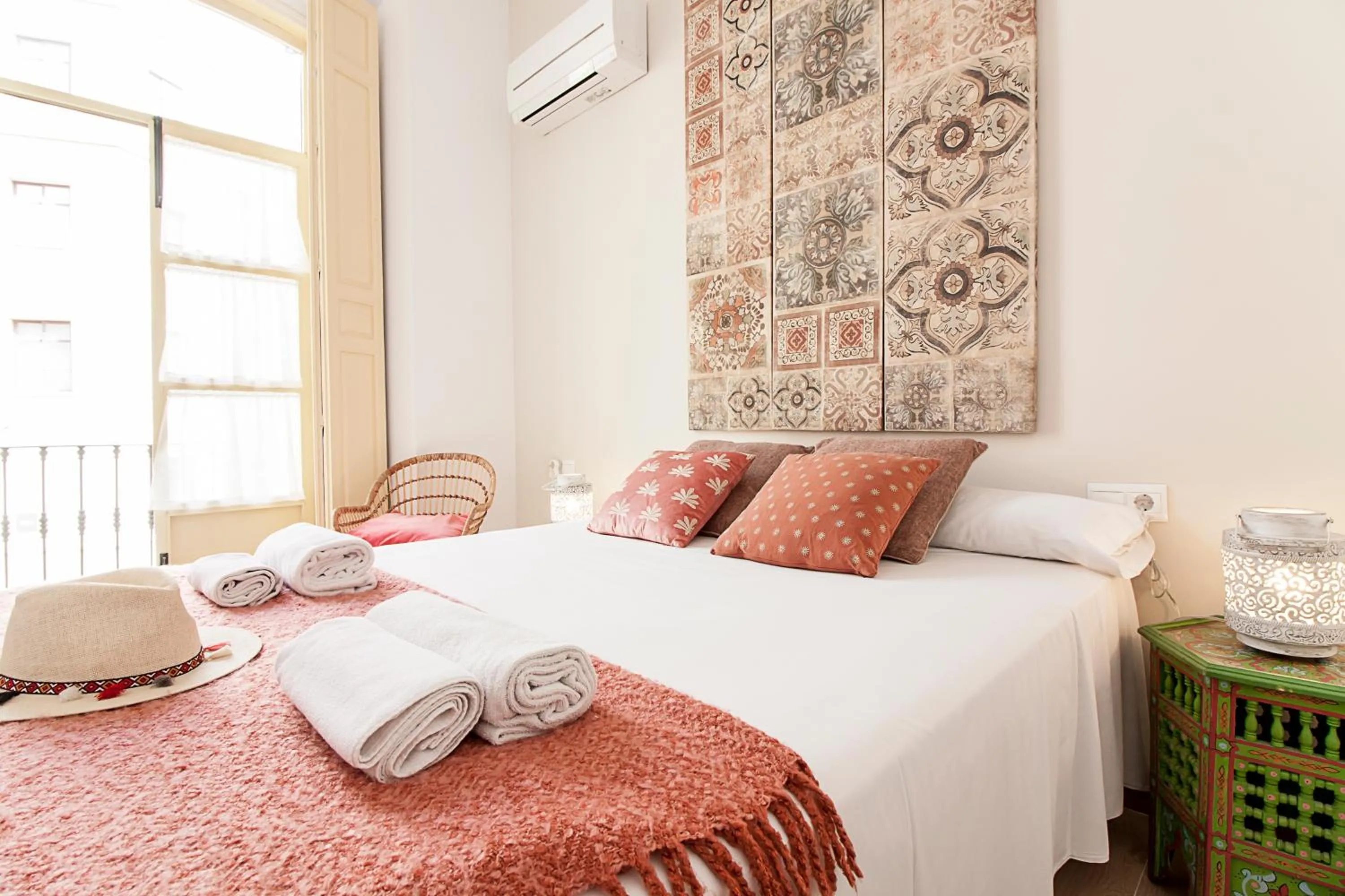 Bed in Malaga Center Flat Cathedral