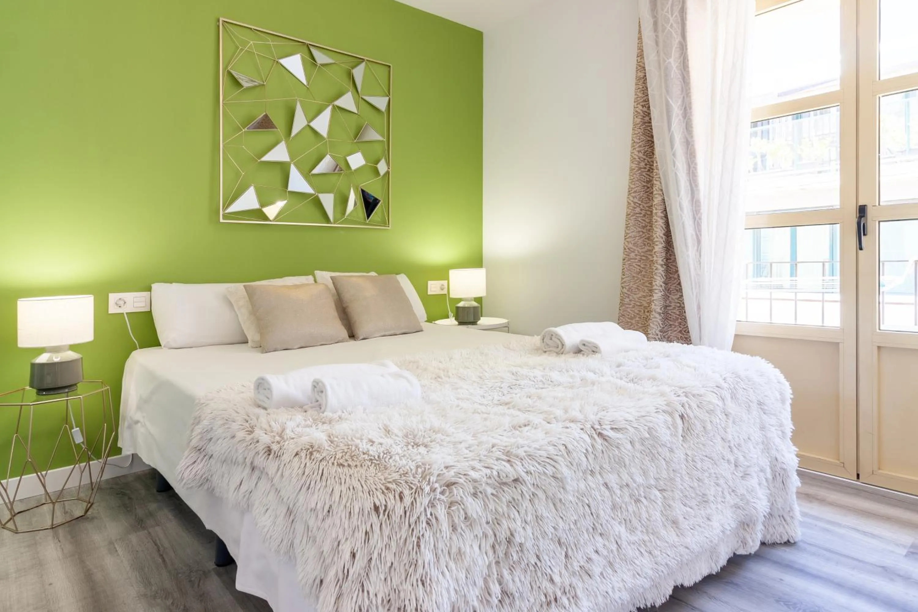 Bed in Malaga Center Flat Cathedral
