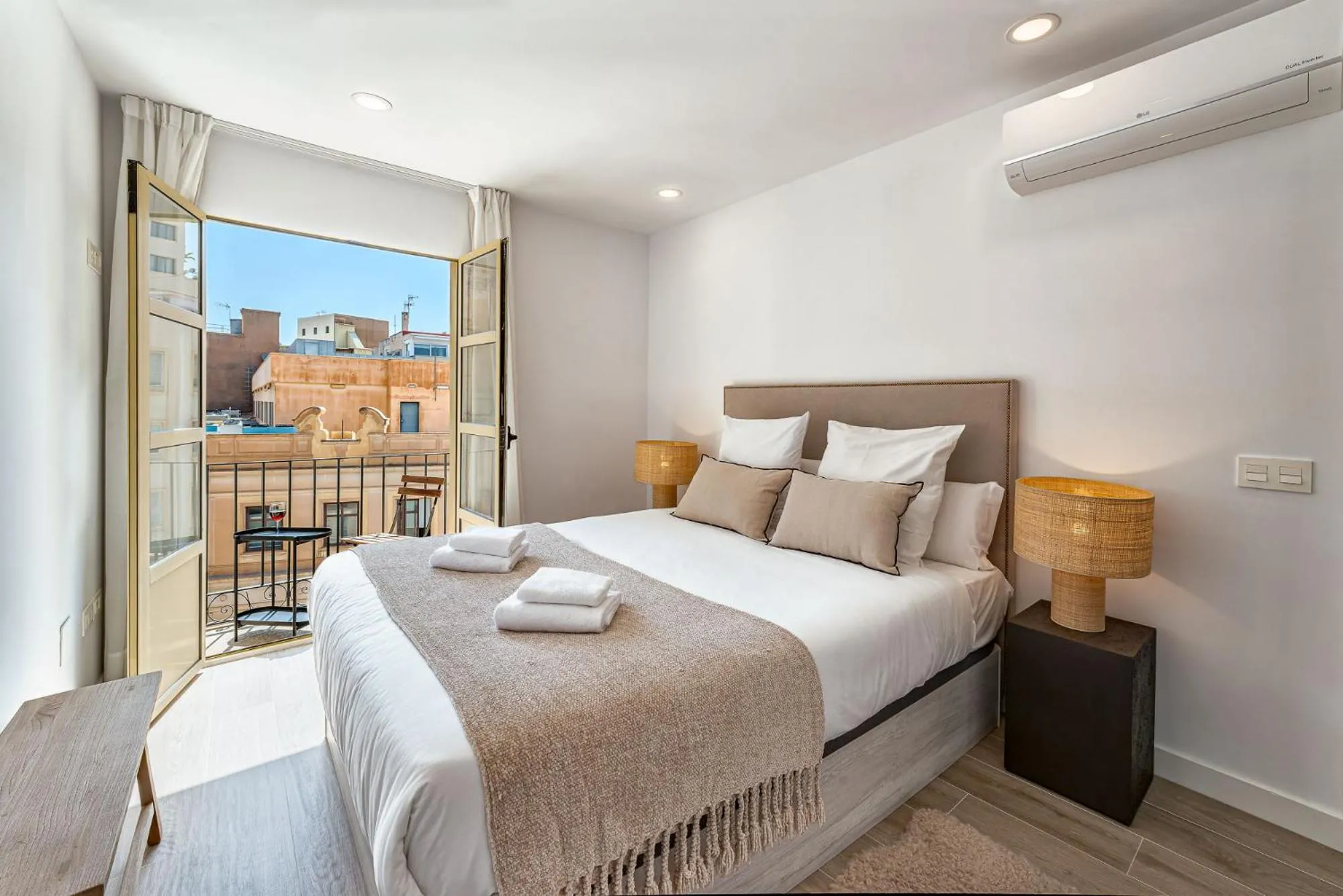 Bed in Malaga Center Flat Cathedral