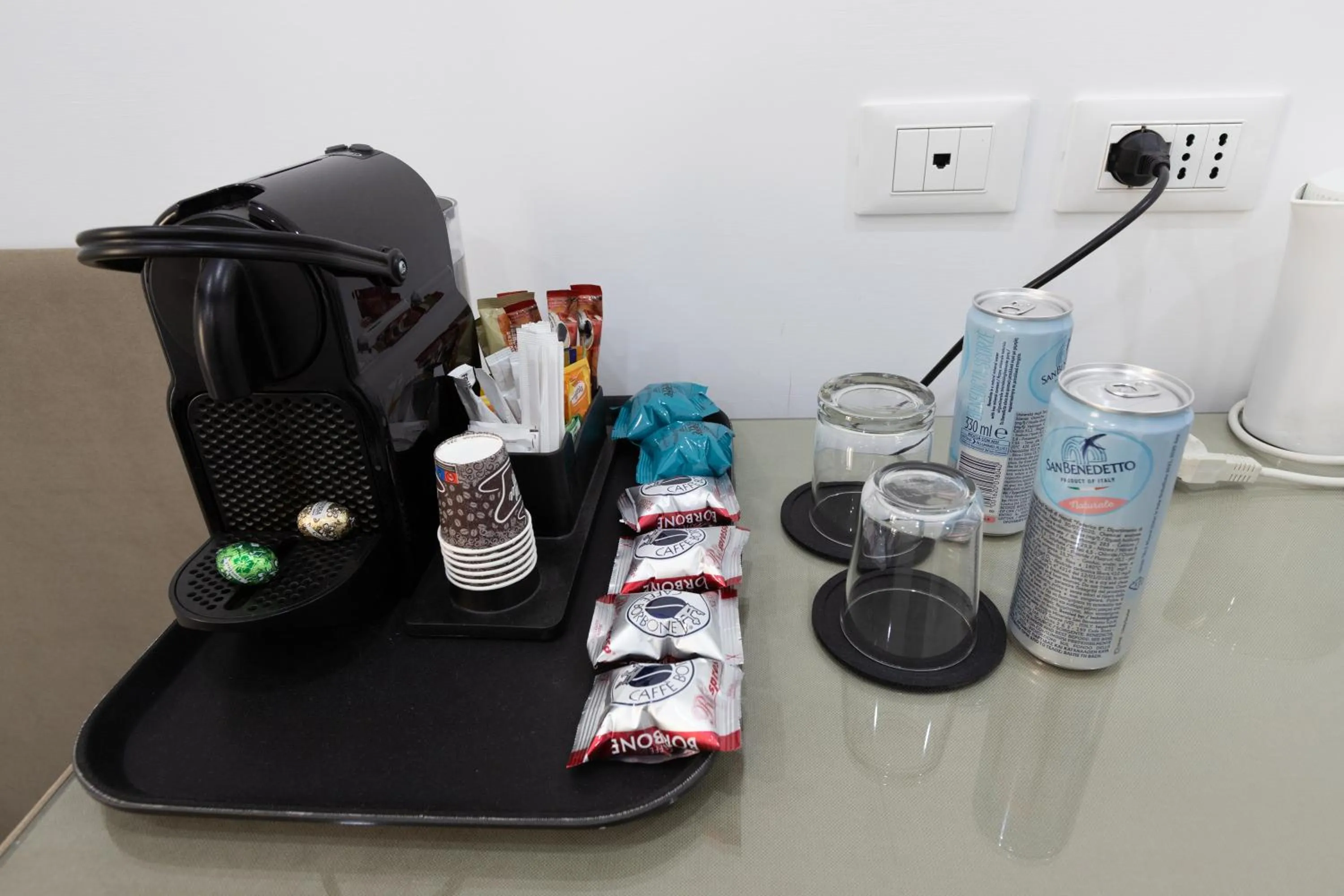 Coffee/tea facilities in 247 Luxury Rooms Trastevere