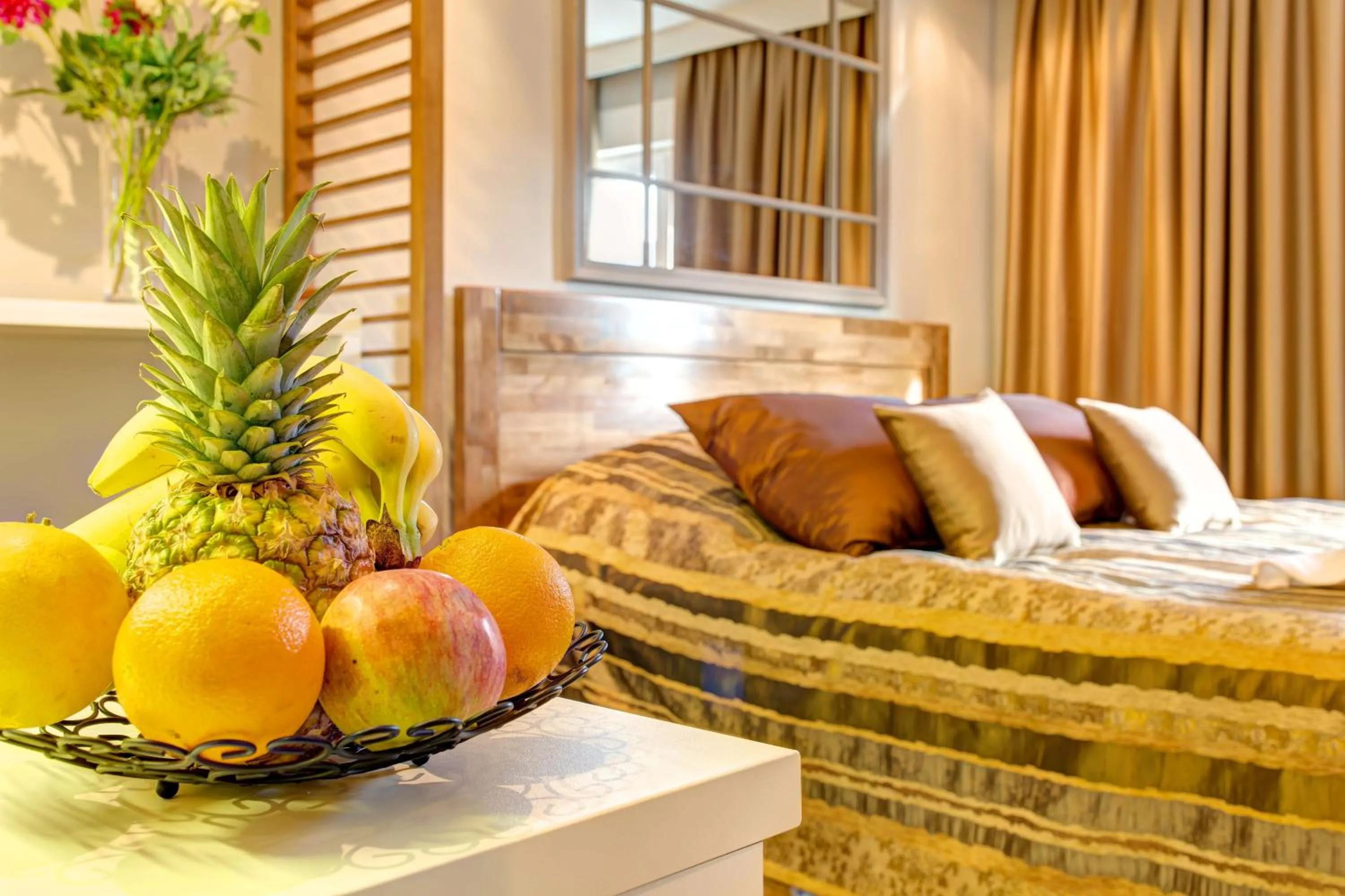 Bed in Luxury Studio Yasmine