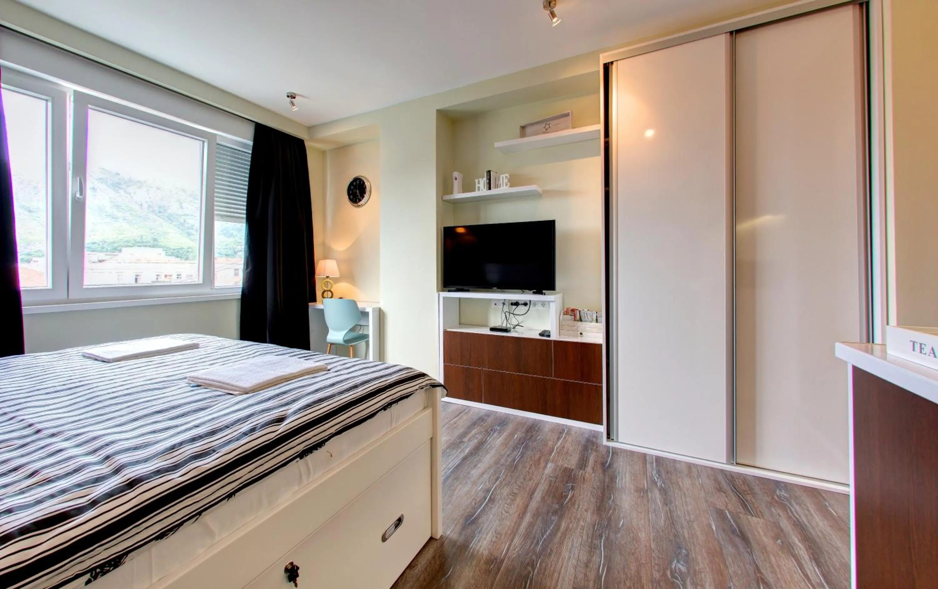TV and multimedia, Bed in Luxury Studio Yasmine