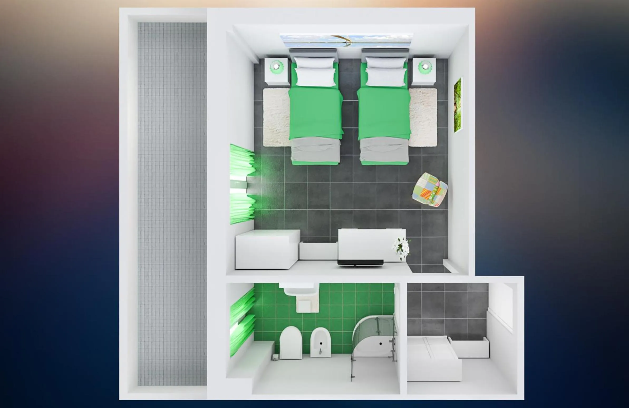 Photo of the whole room in B&B L’Angolino