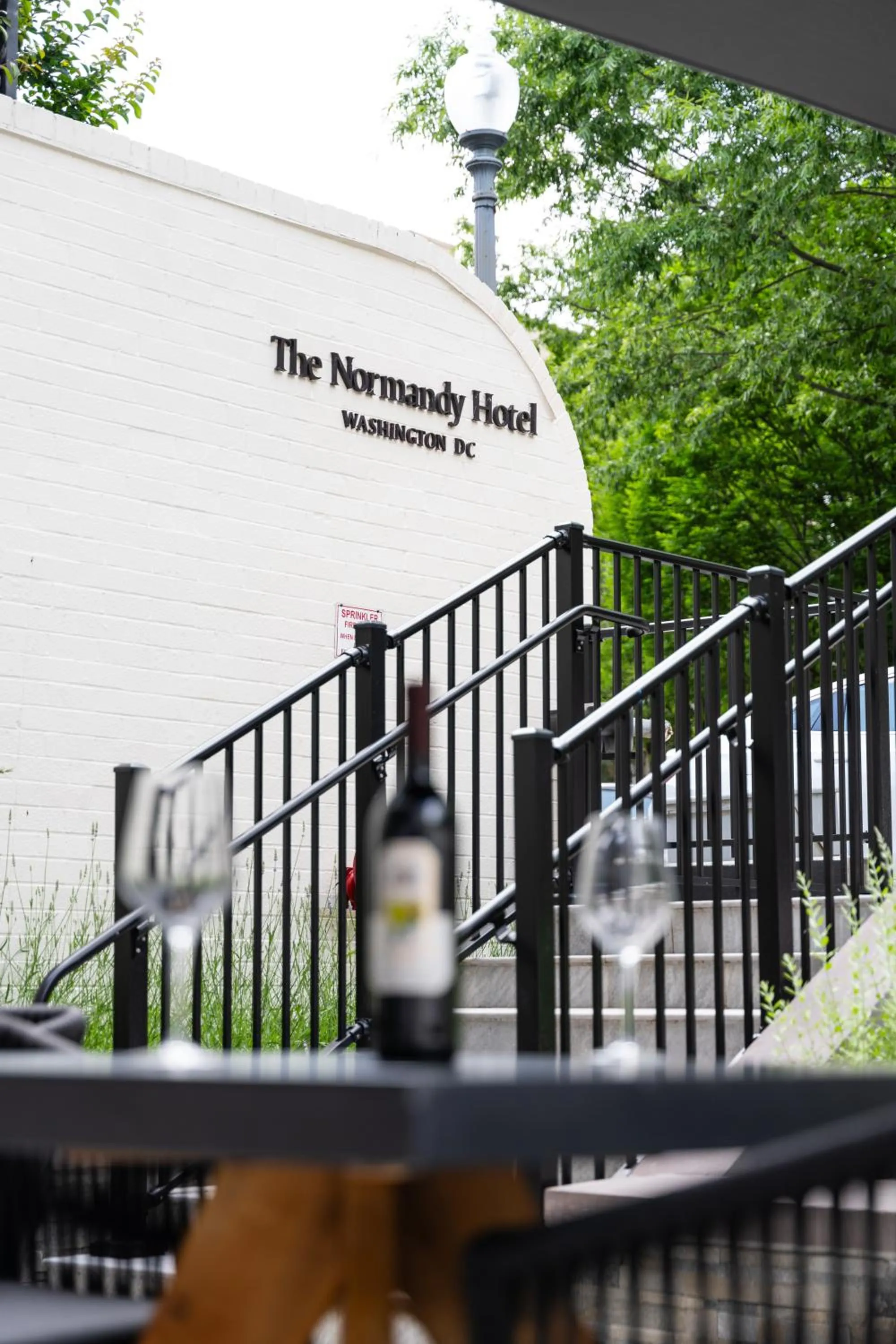 Patio in The Normandy Hotel