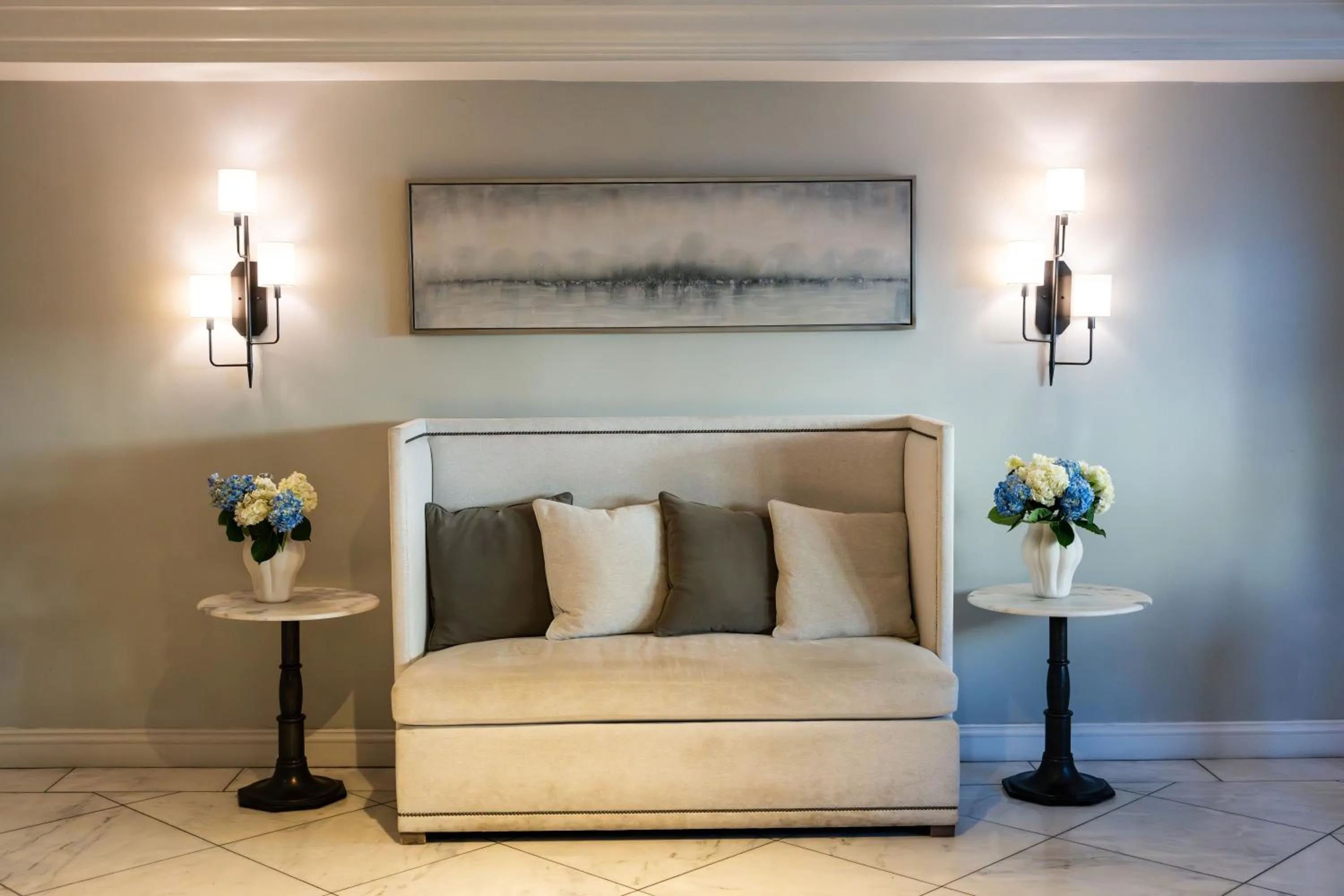 Seating area in The Normandy Hotel