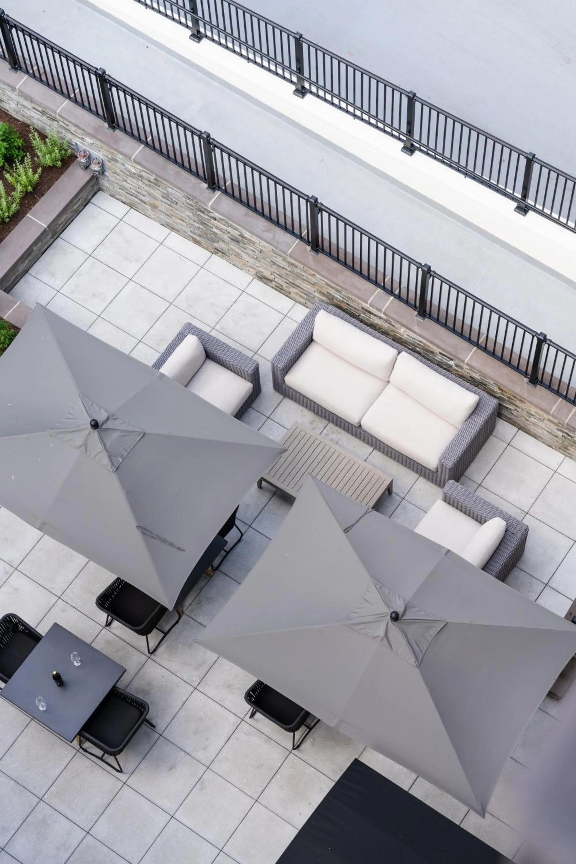 Patio in The Normandy Hotel