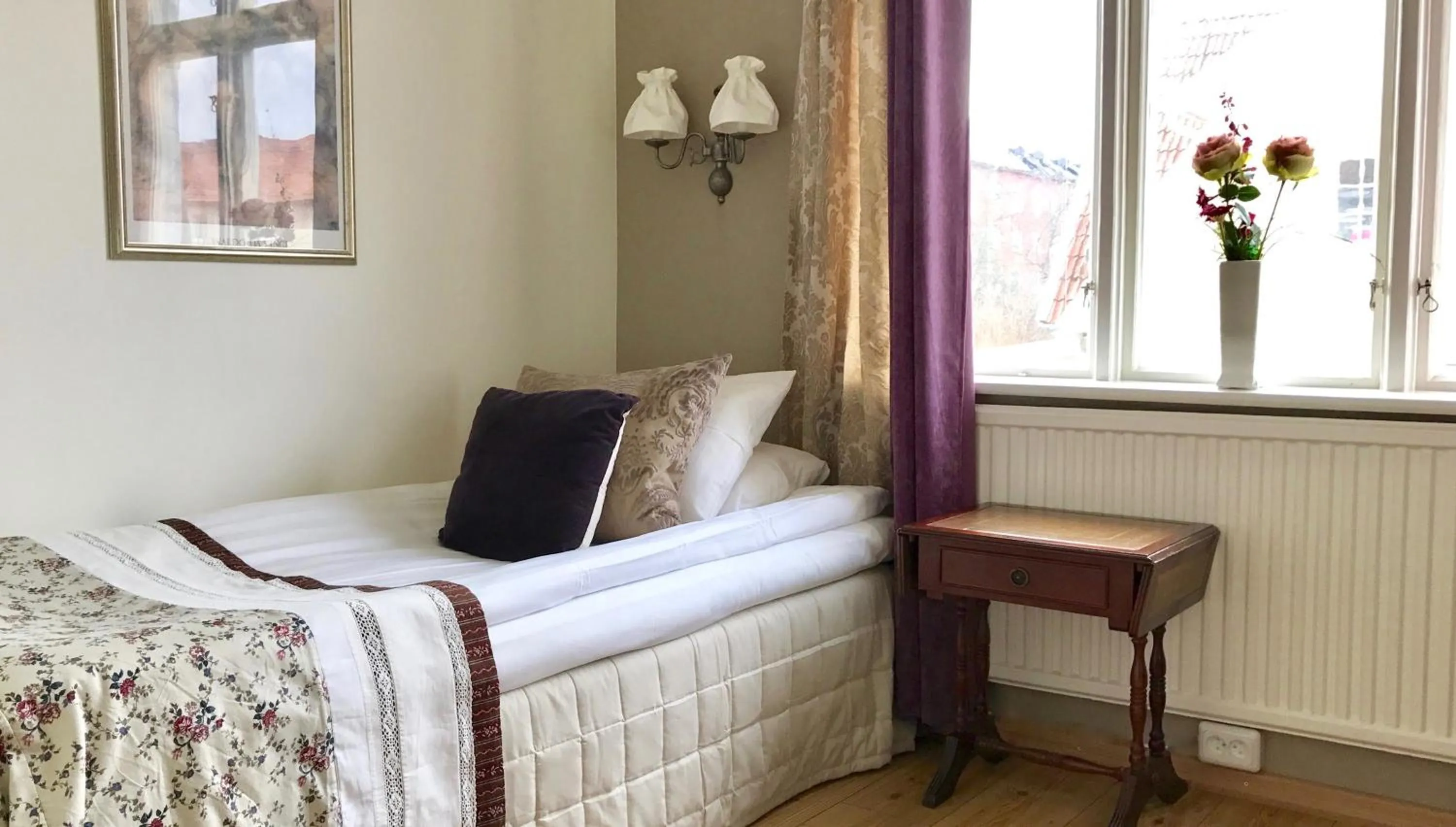 Bed in Hotell Viking