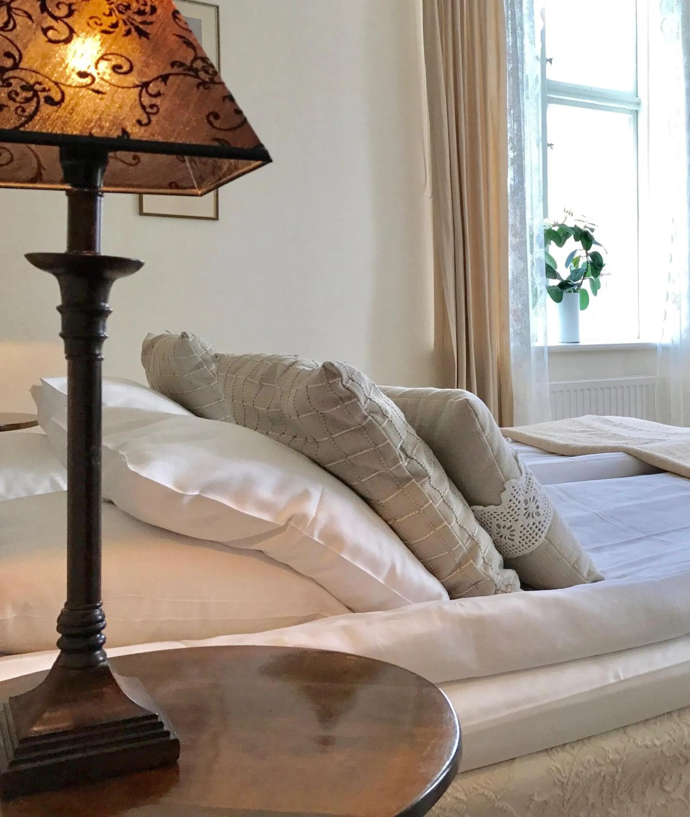 Bed in Hotell Viking