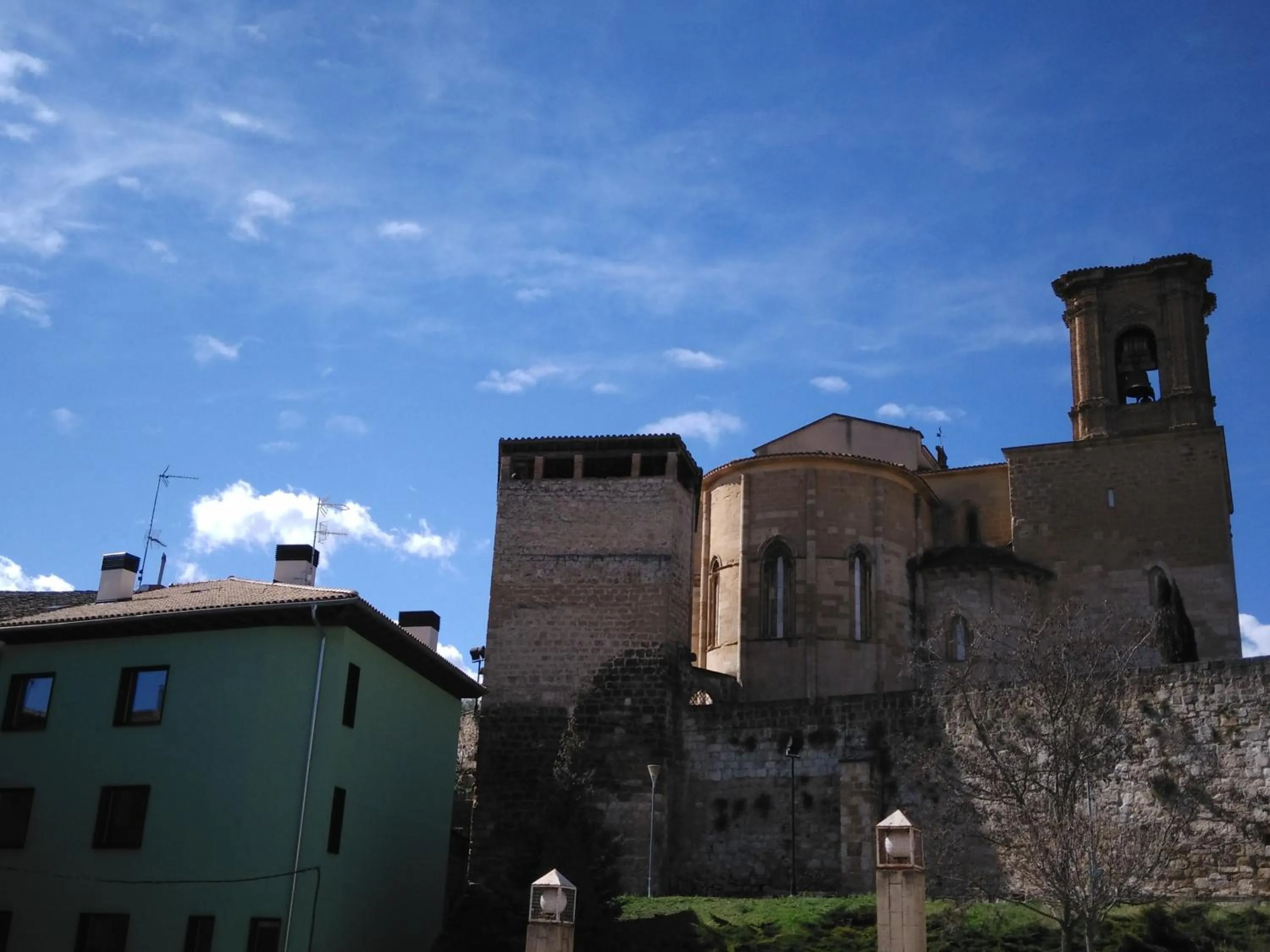 Quiet street view in Agora Hostel