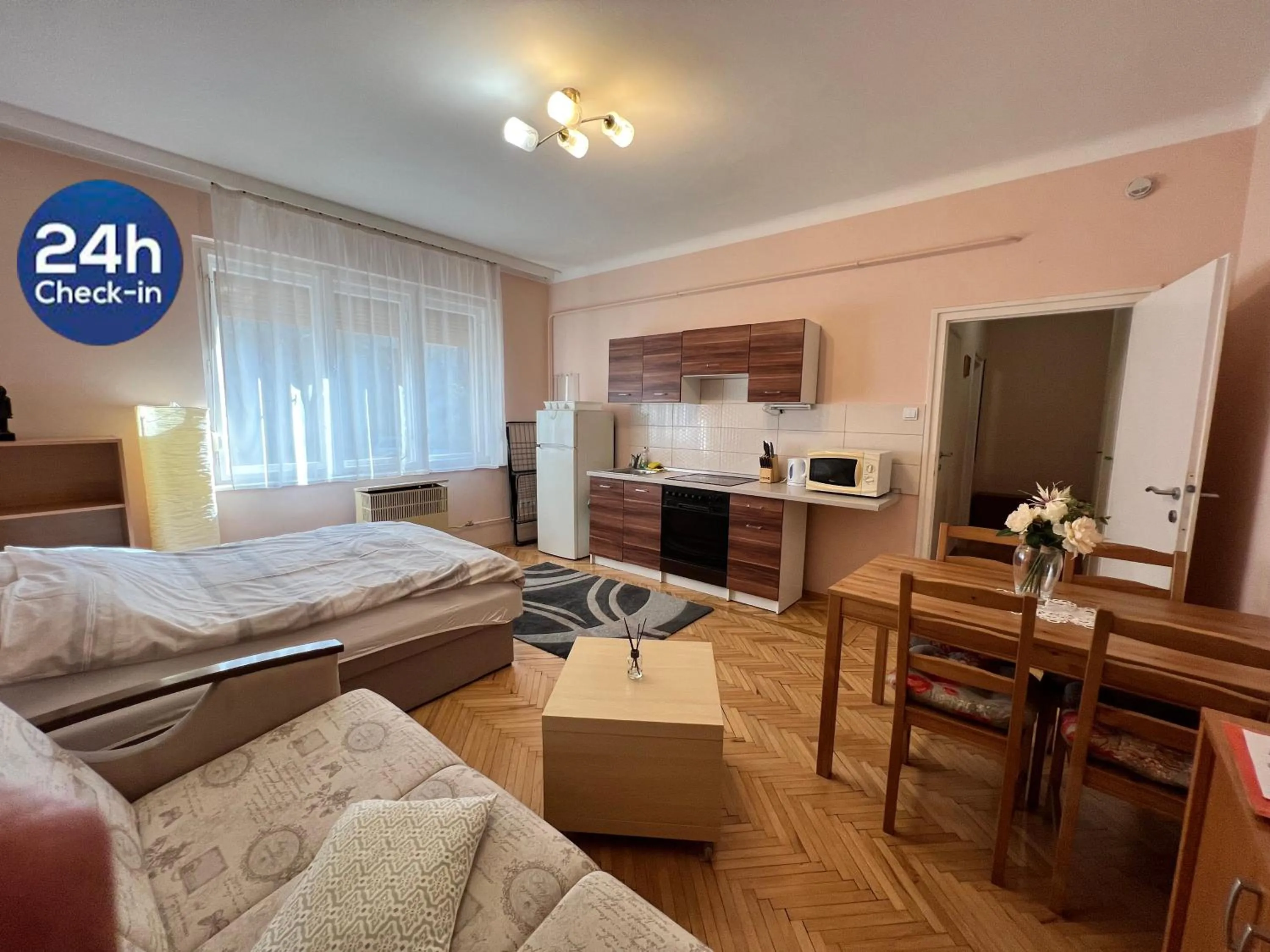 Bed in Révay Apartment