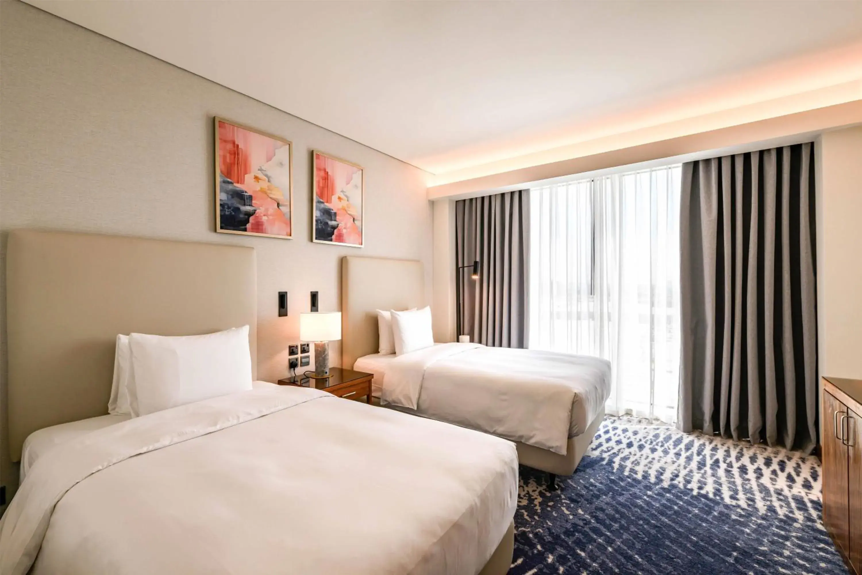 Bed in DoubleTree by Hilton Jeddah - Alandalus Mall Bed in DoubleTree by Hilton Jeddah - Alandalus Mall