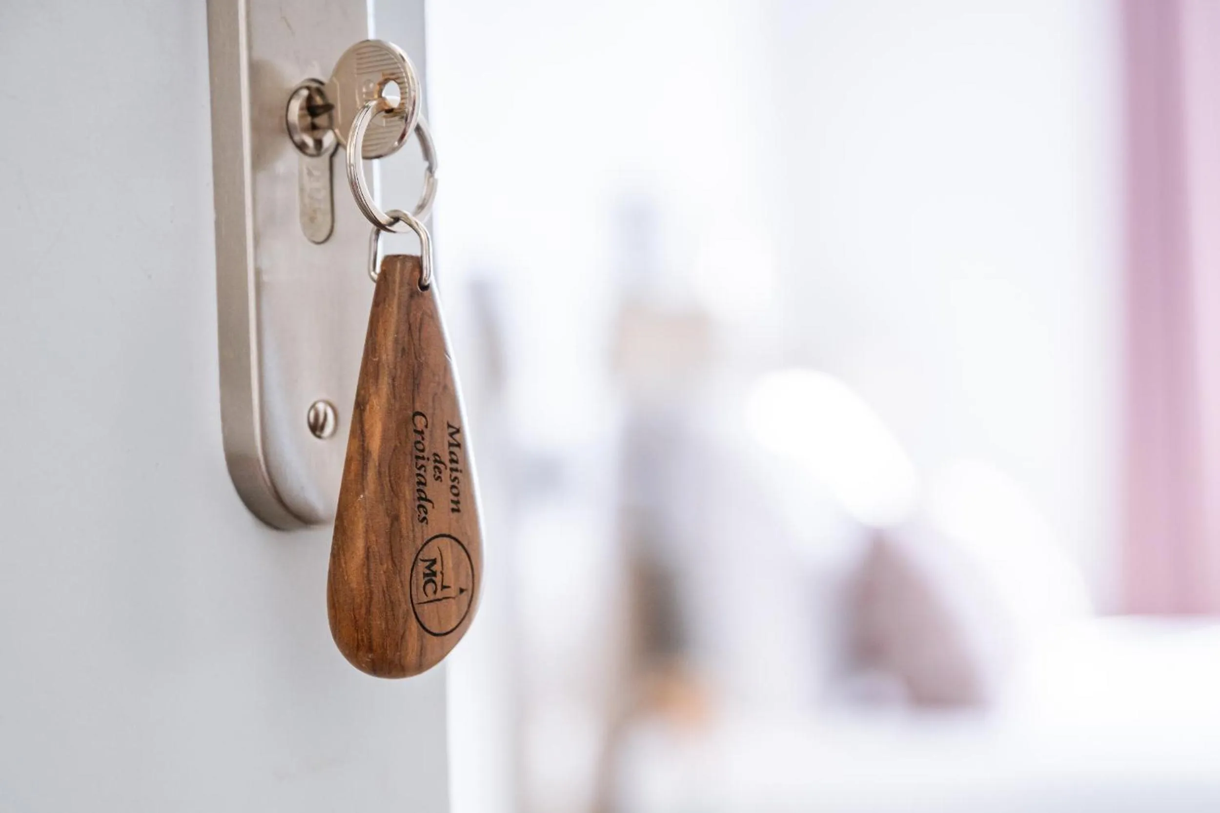 Bedroom in Hôtel La Maison des Croisades - Au pied des Remparts