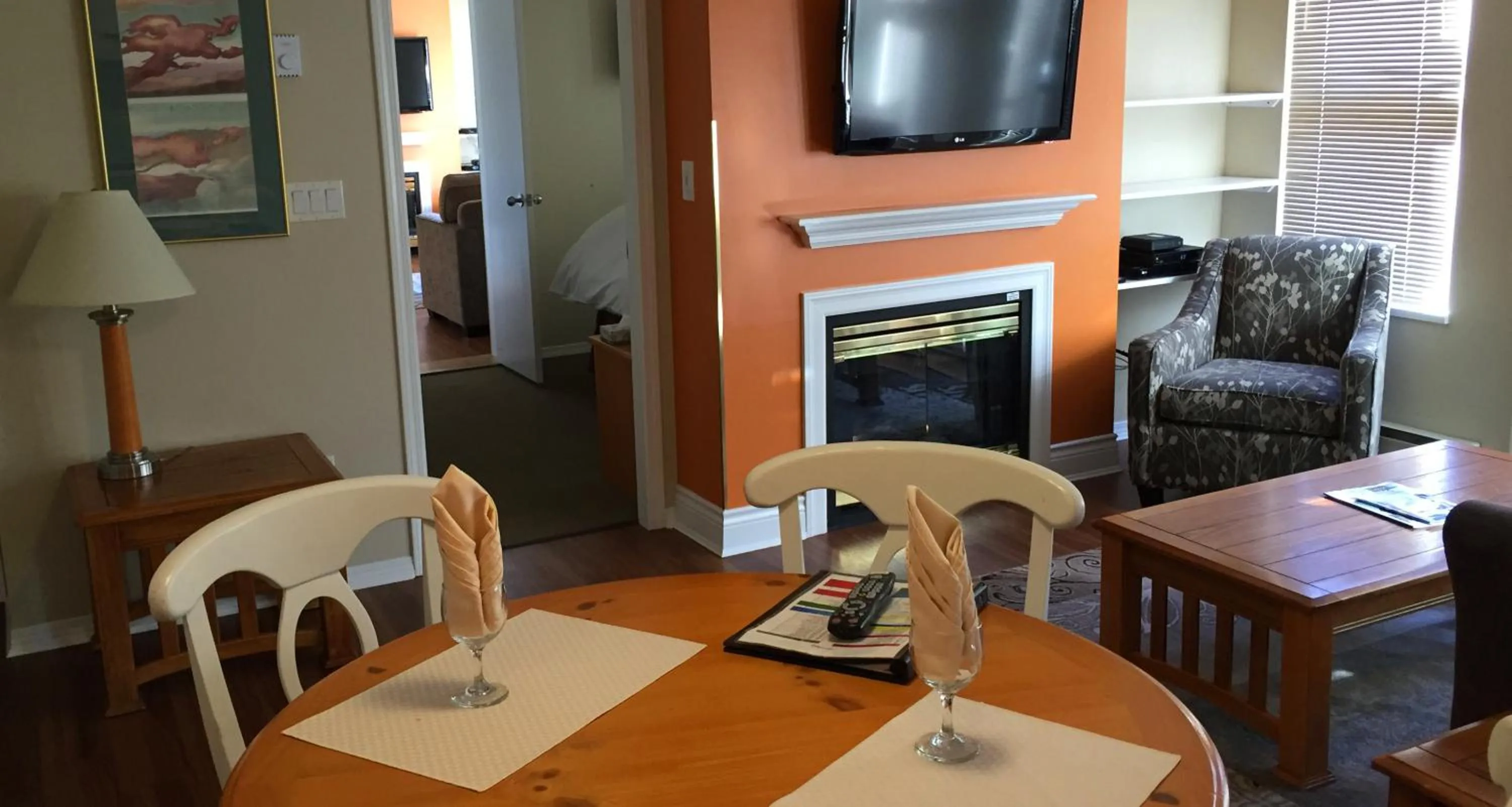 Living room in Times Square Suites Hotel