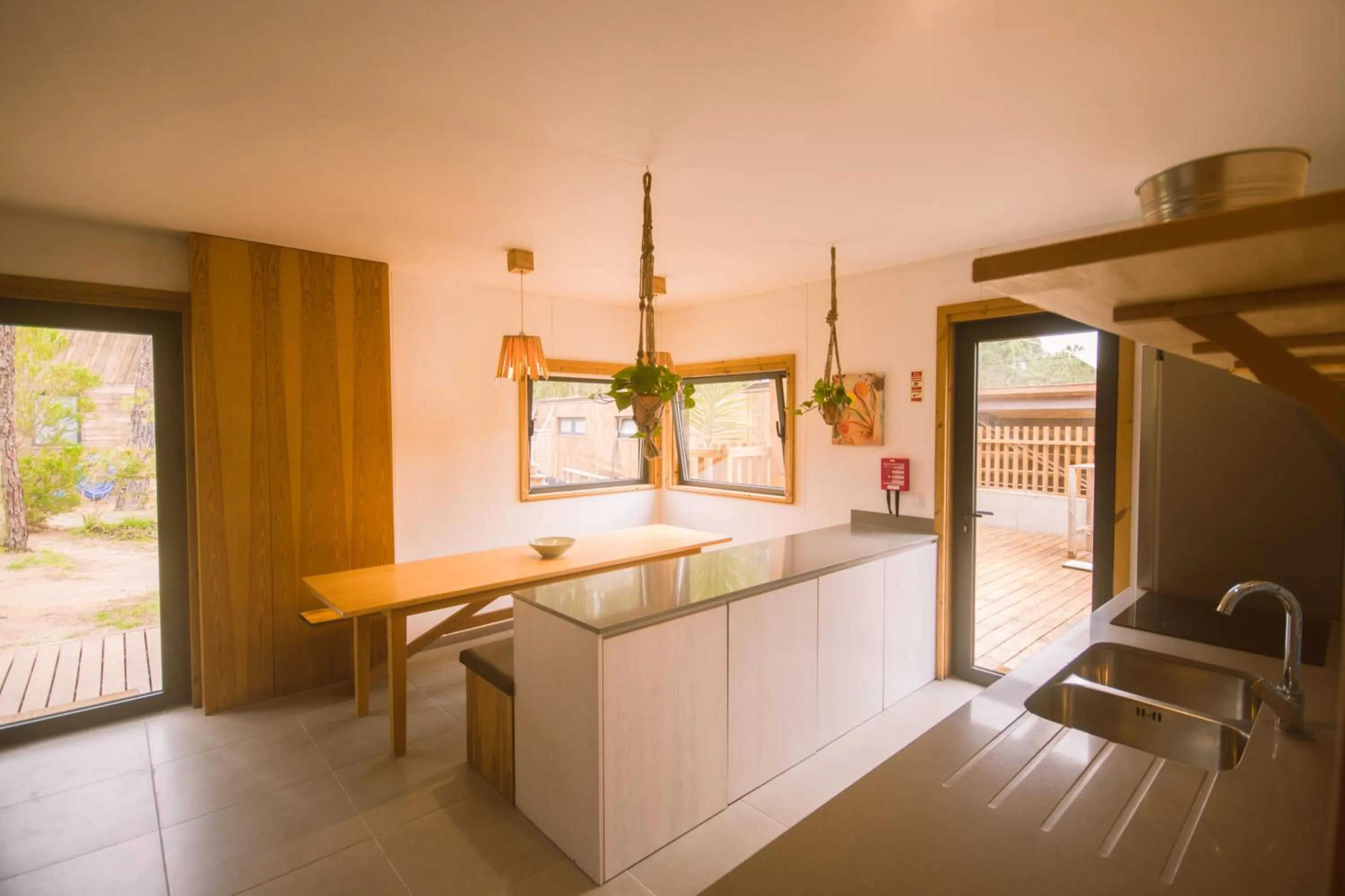 Communal kitchen in Bukubaki Eco Surf