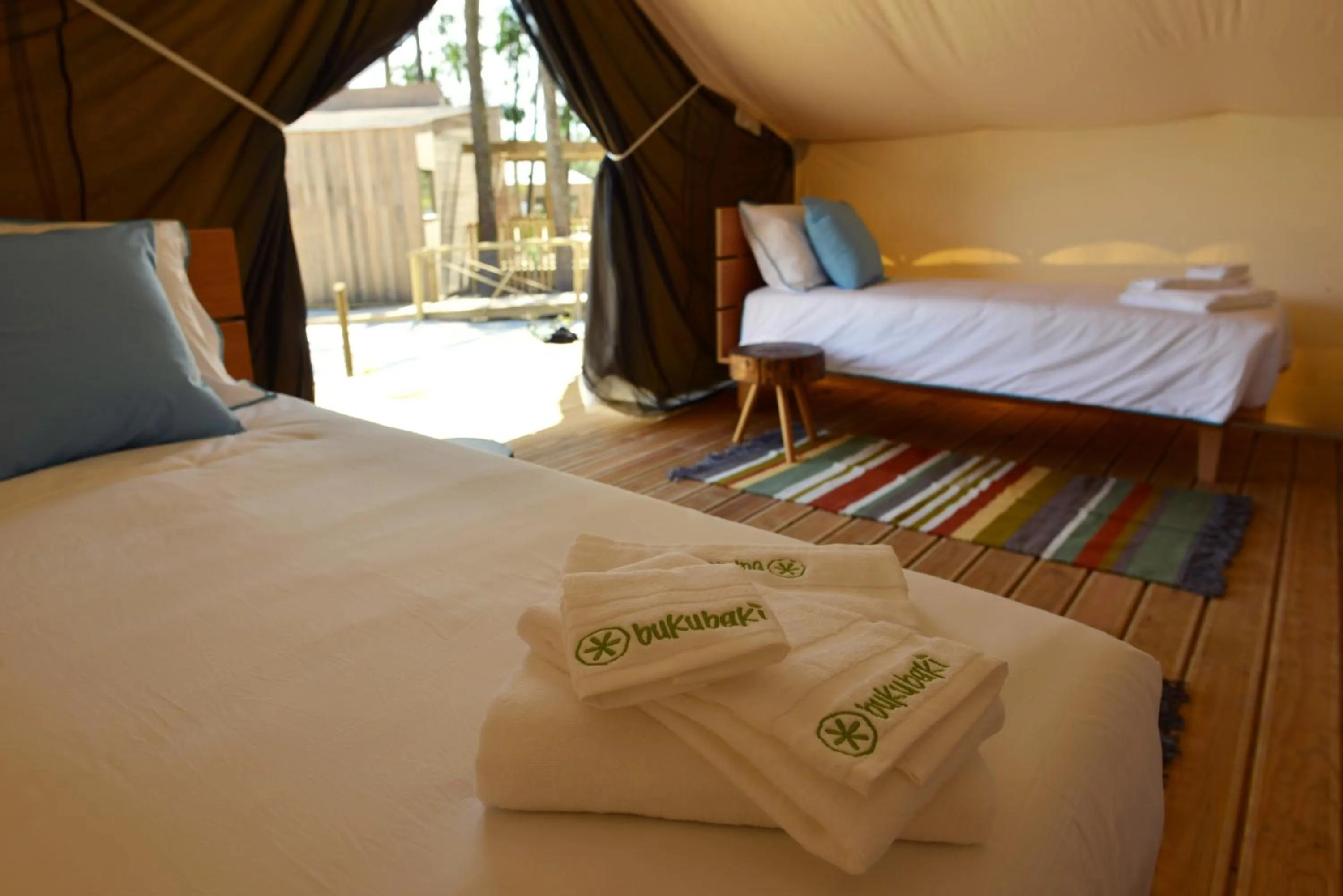 Bed in Bukubaki Eco Surf