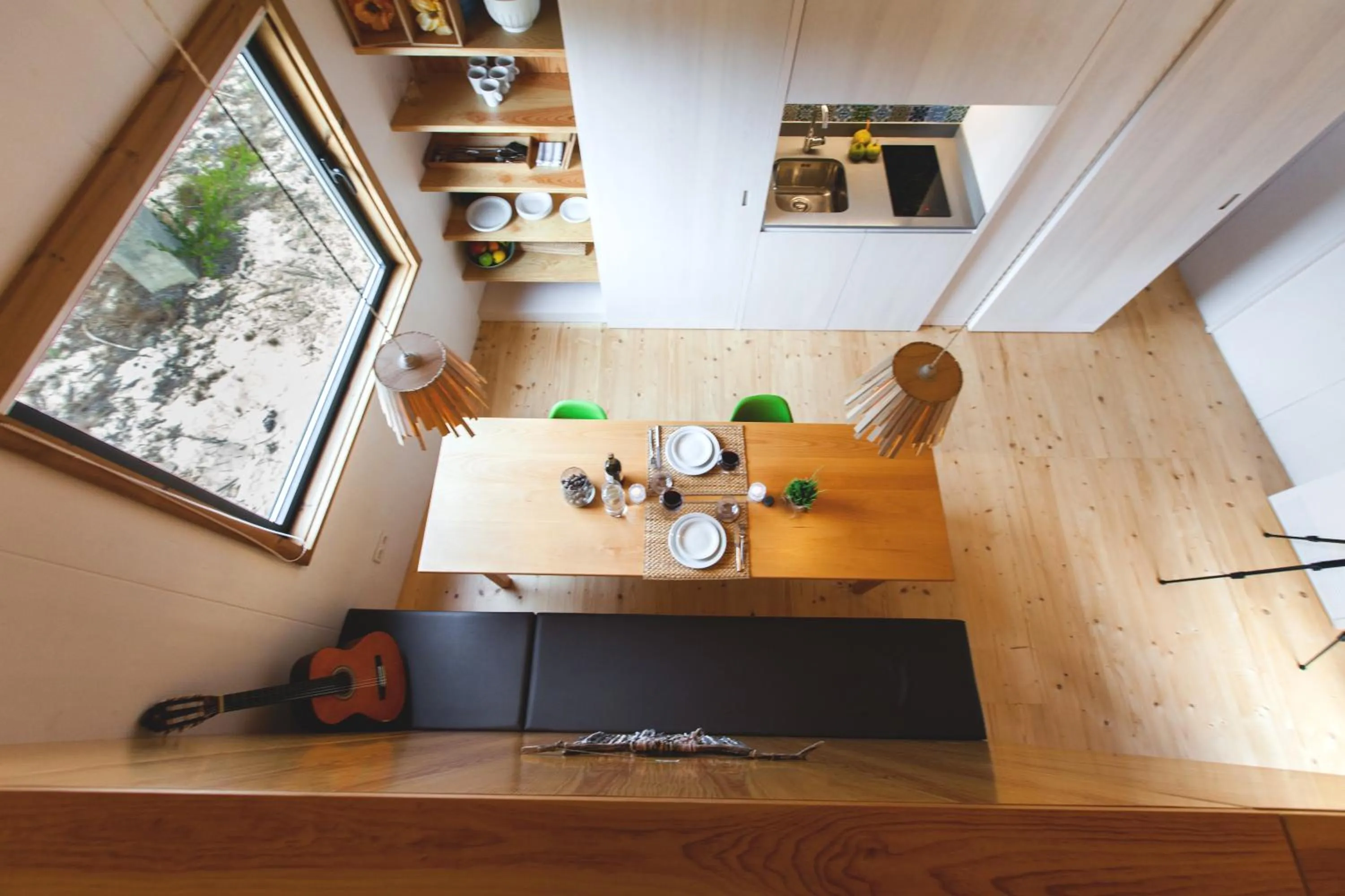 Dining area in Bukubaki Eco Surf