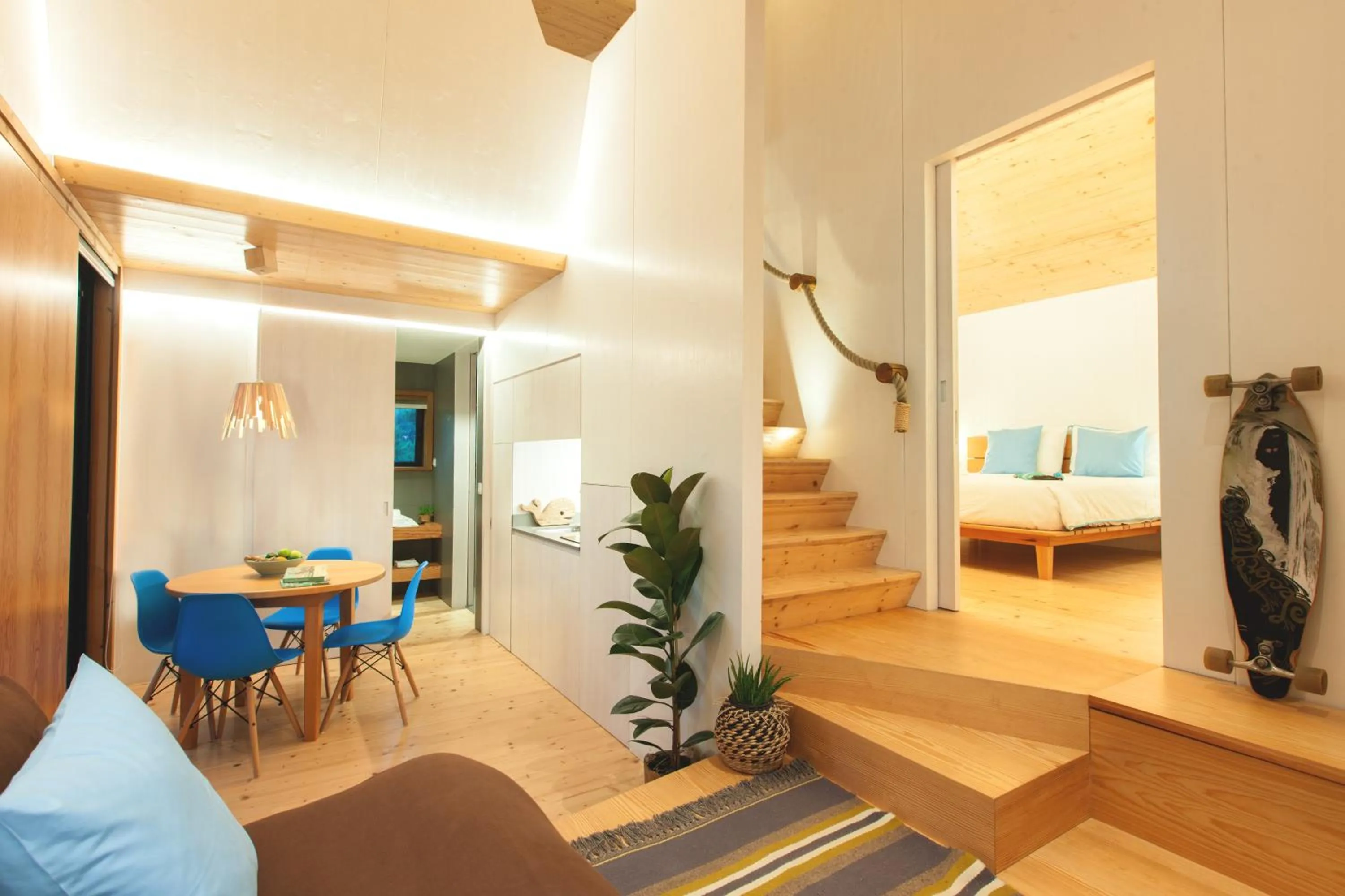 Living room, Bed in Bukubaki Eco Surf