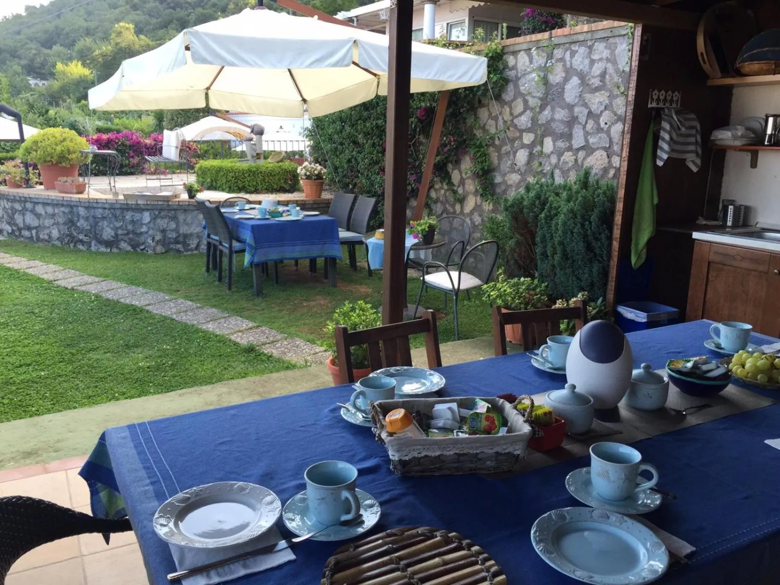 Garden in B&B Il Tramonto