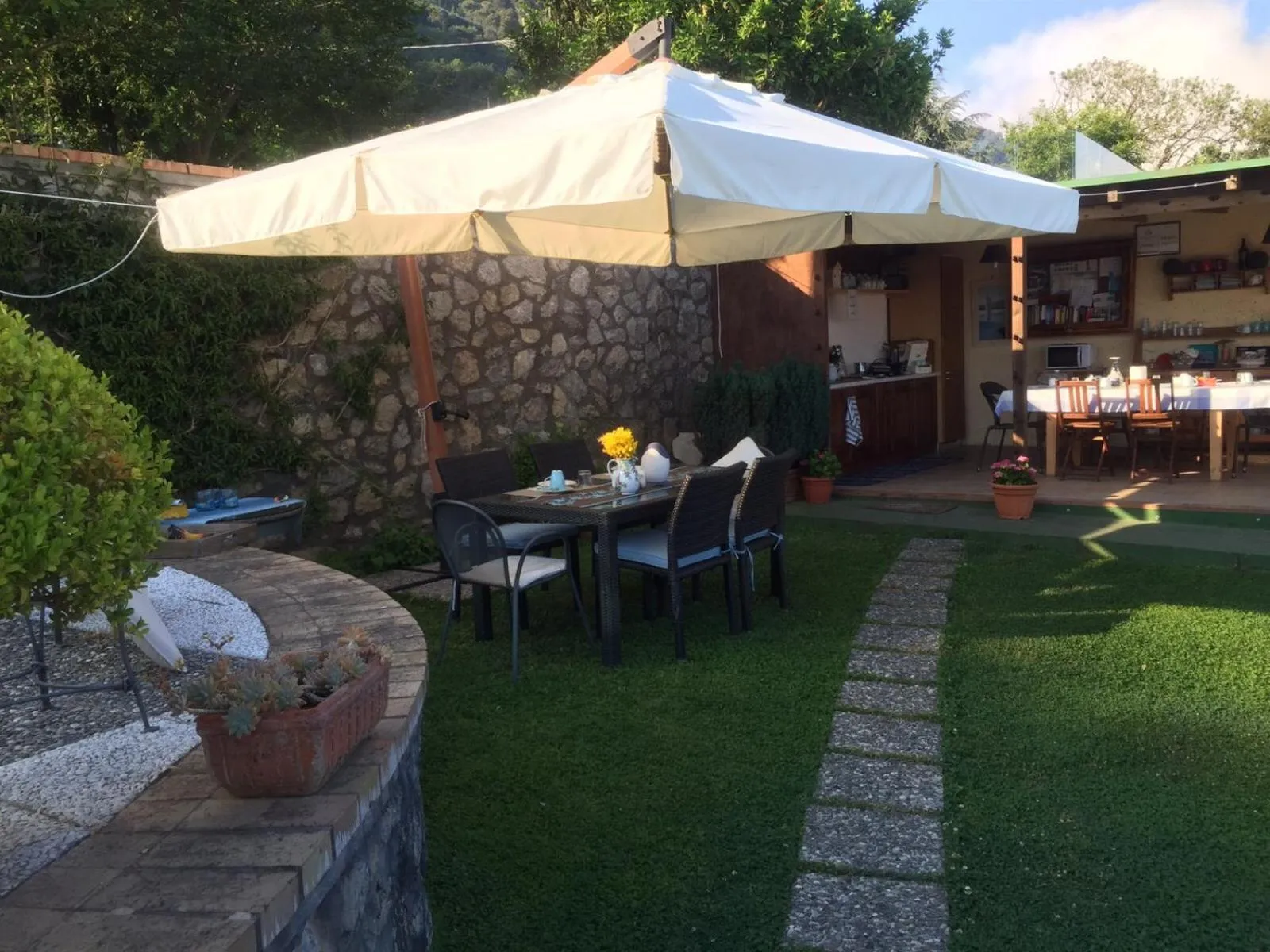 Garden in B&B Il Tramonto