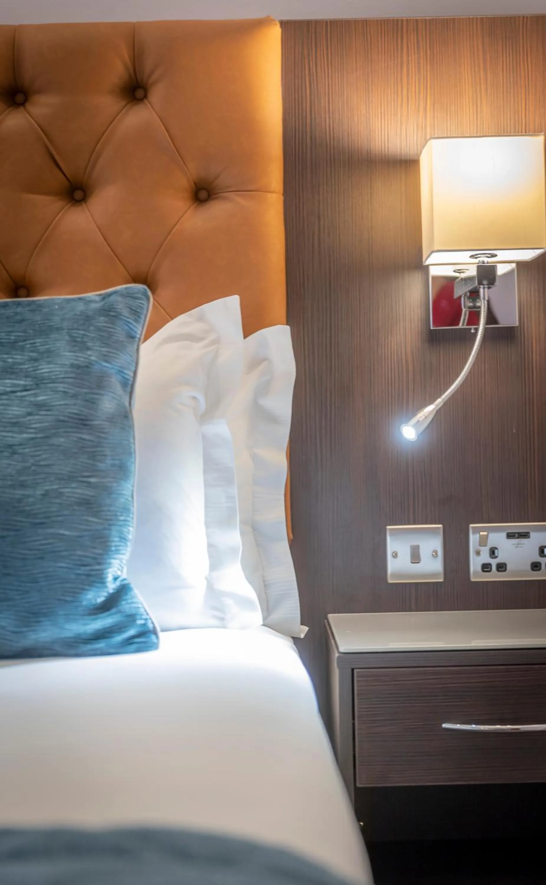 Bed in Grand Canal Hotel