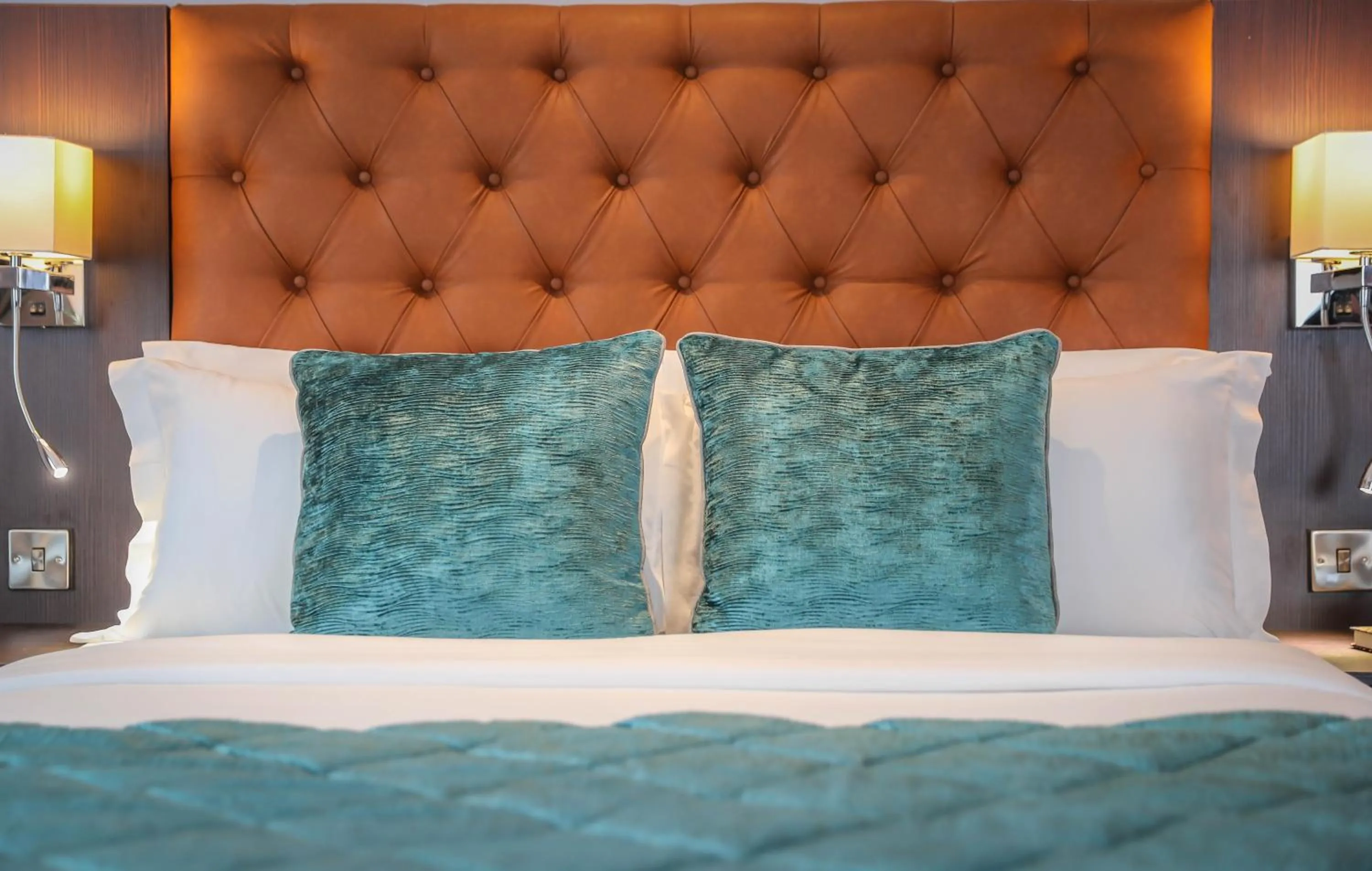 Bed in Grand Canal Hotel