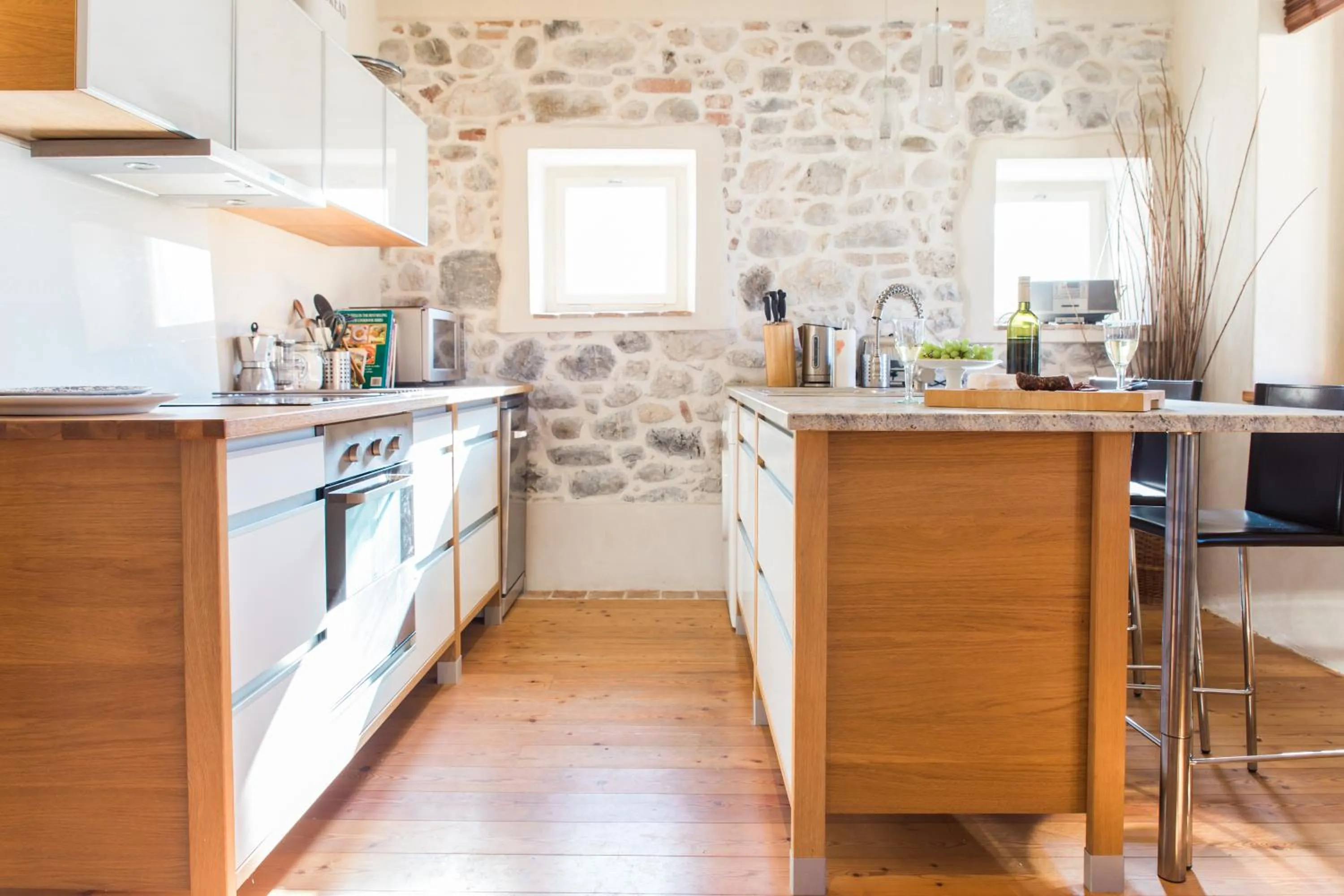 kitchen in Tolmin center apartments Townhouse & Loft