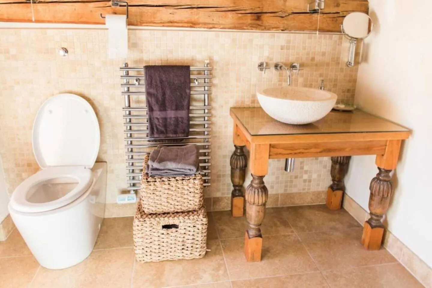 Bathroom in Tolmin center apartments Townhouse & Loft